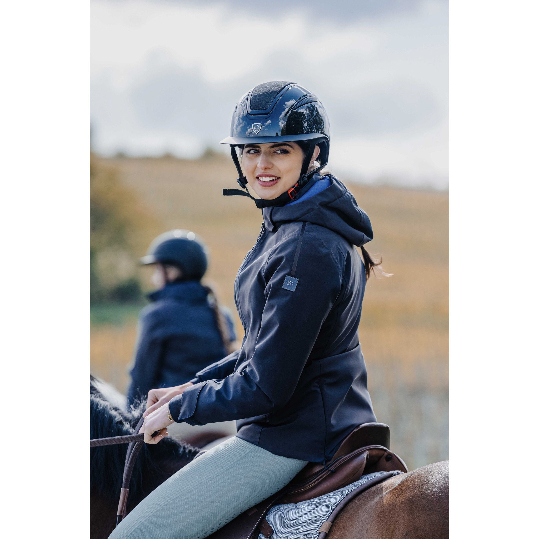 EQUITHÈME Maguy Parka - Ladies Navy blue 978722072