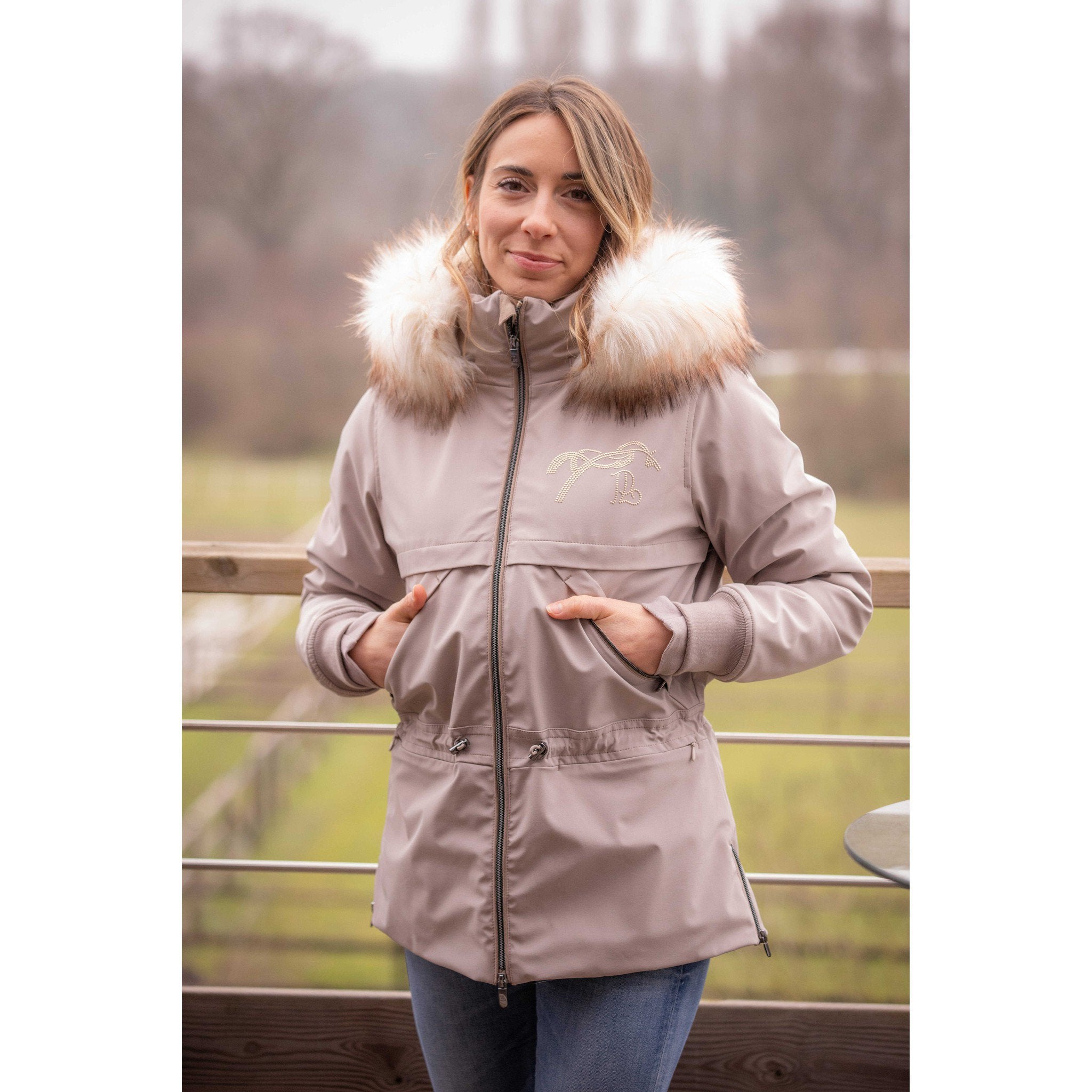 Pénélope Steppy Parka - Ladies Taupe 978824271