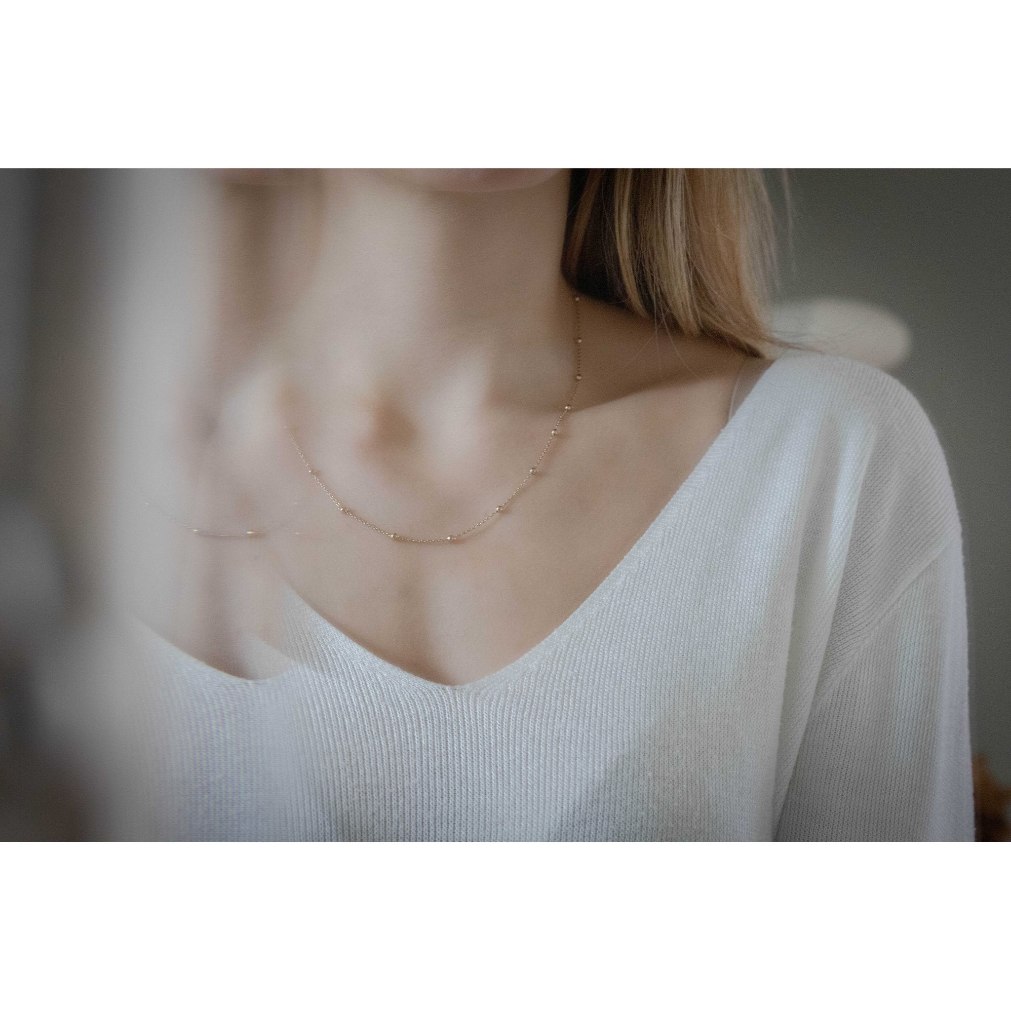 Penelope Eugénie Necklace Golden - 902911010_ambi_4