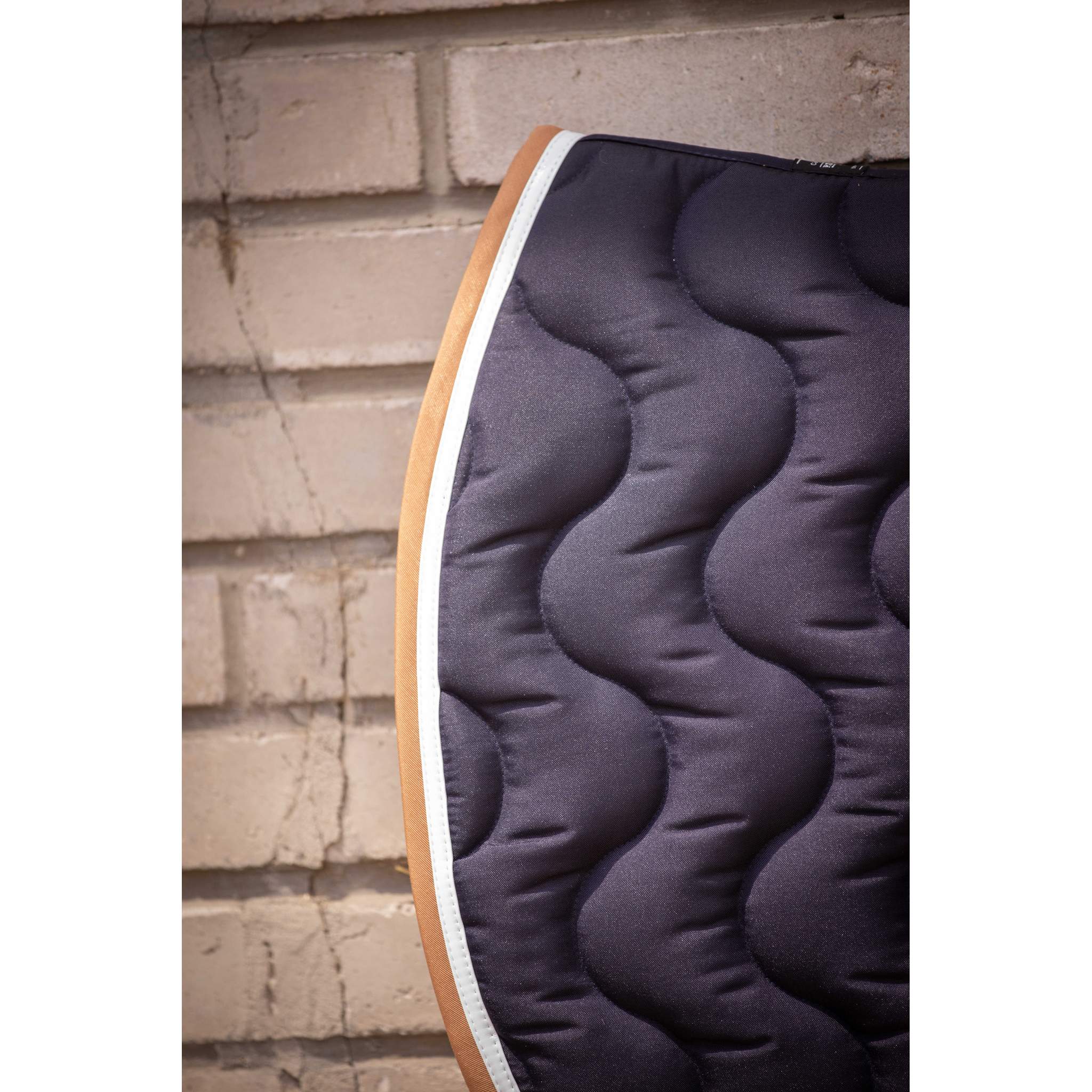 Paddock Sports Origin Saddle Pad with Crest - All-Purpose Navy blue - 204742007_ambi_4