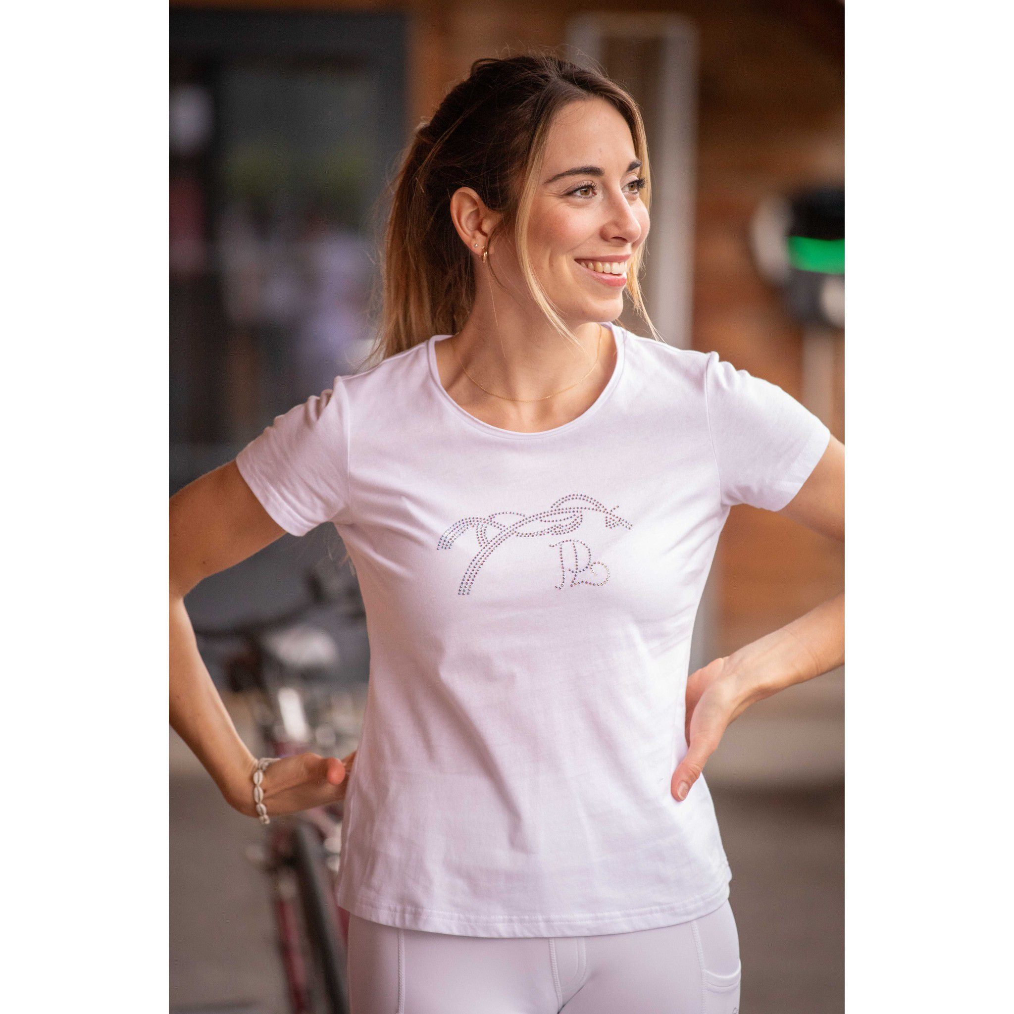 Pénélope Iconic Strass T-Shirt - Ladies White 963417011