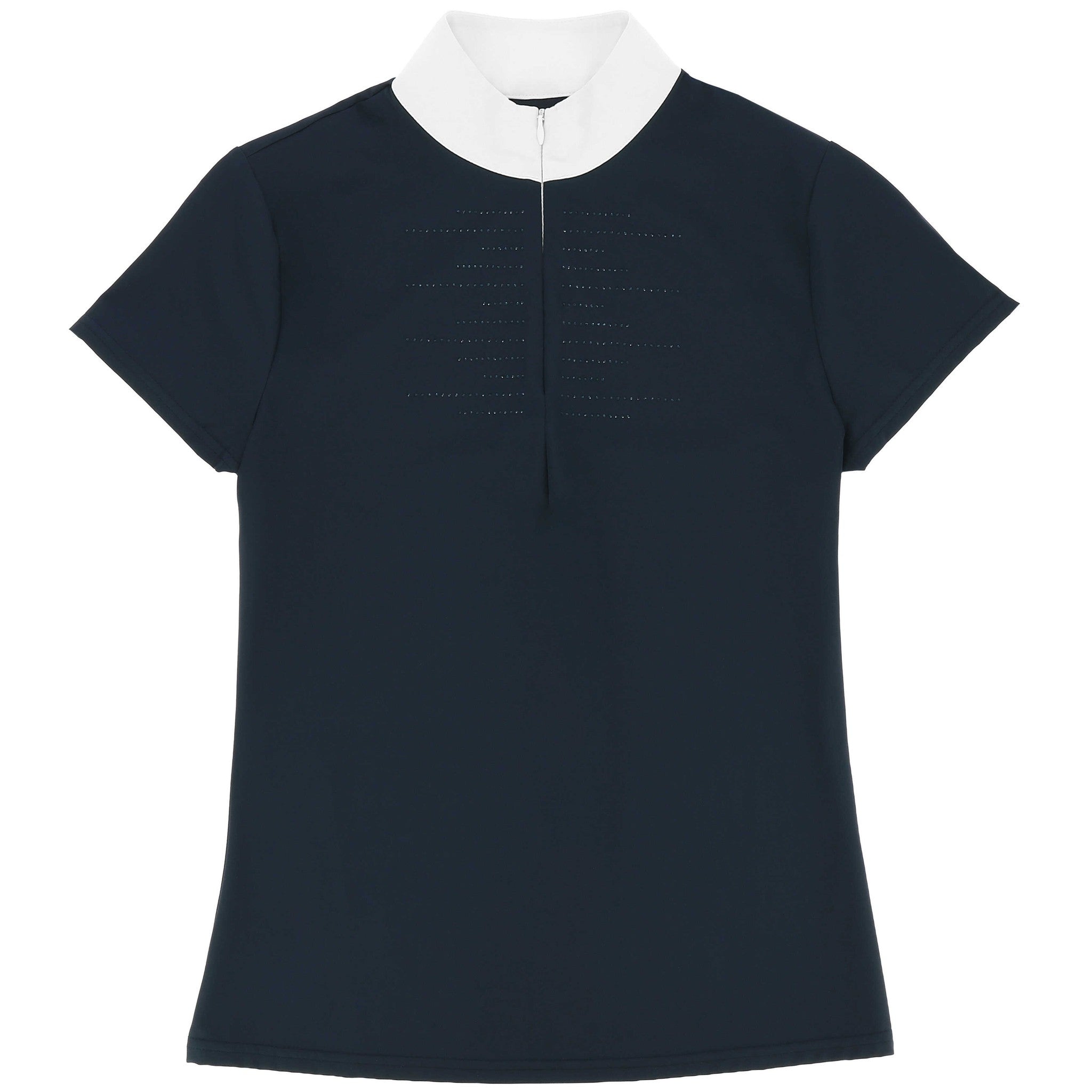 EQUITHÈME Suzanne Competition Polo - Kids Navy blue - 962135712_packshot_1