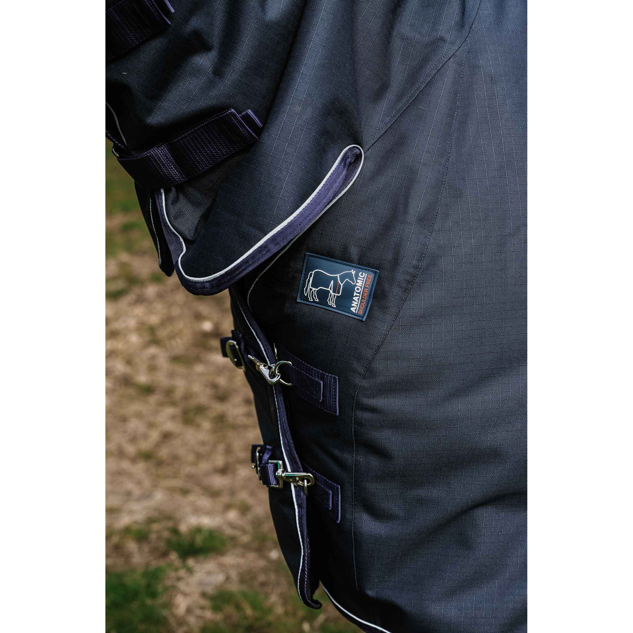EQUITHÈME Turnout Rug 0g – Anatomic Combo 1200D Navy blue 400578763