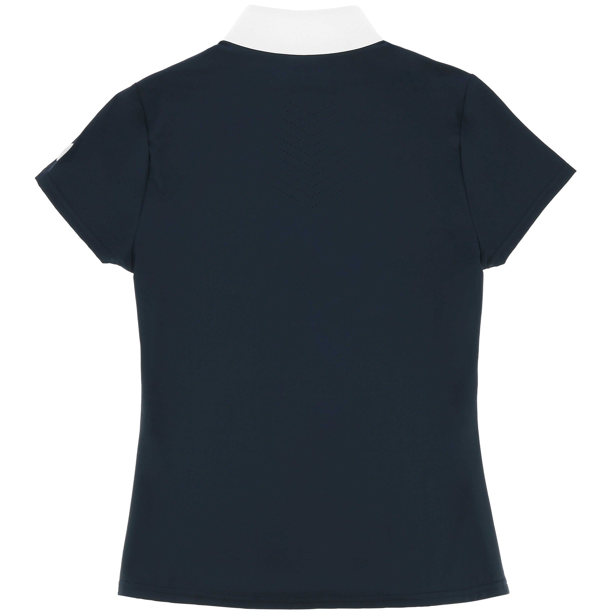 EQUITHÈME Suzanne Competition Polo - Kids Navy blue - 962135712_packshot_2