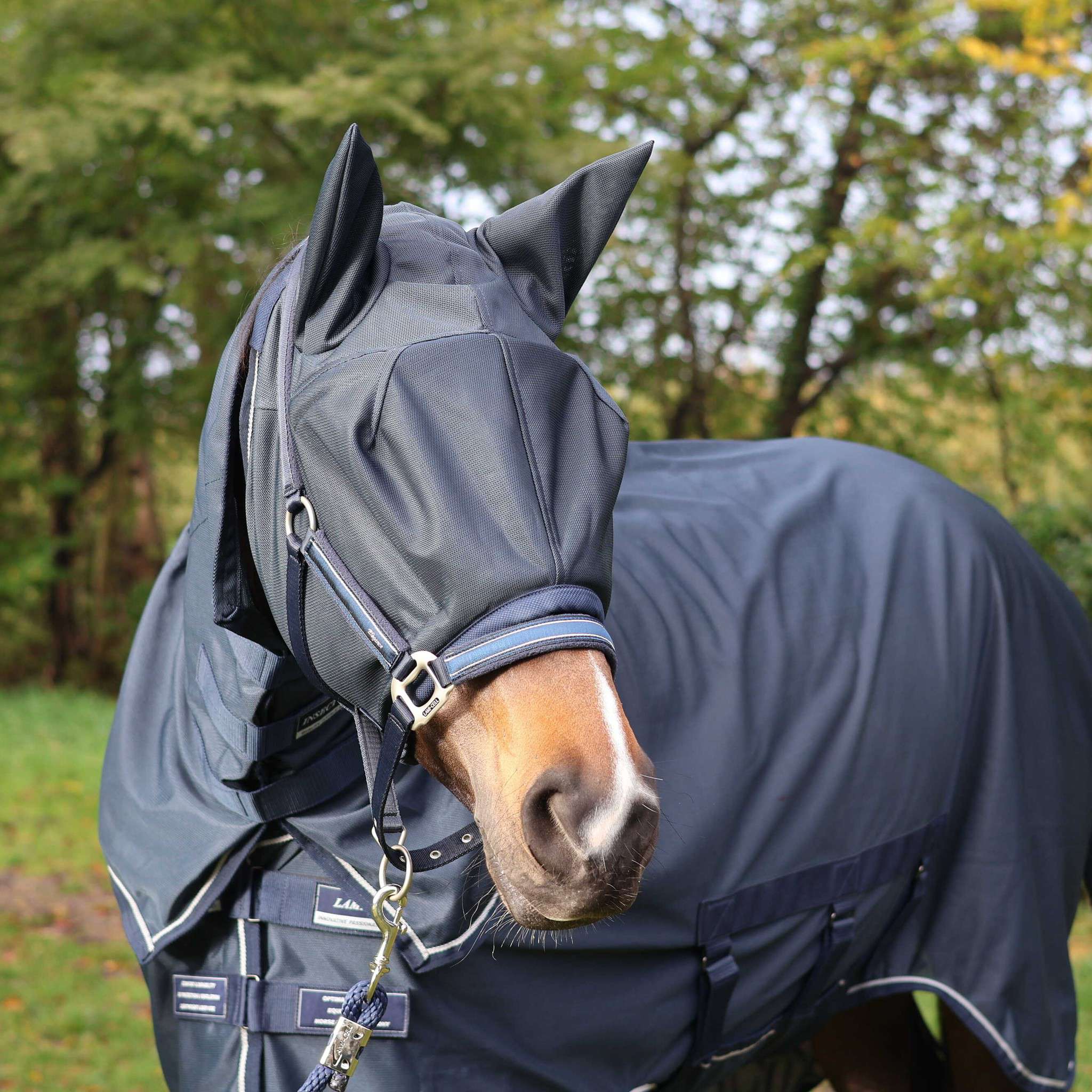 Lami-Cell Master Fly Mask Navy blue 306042207