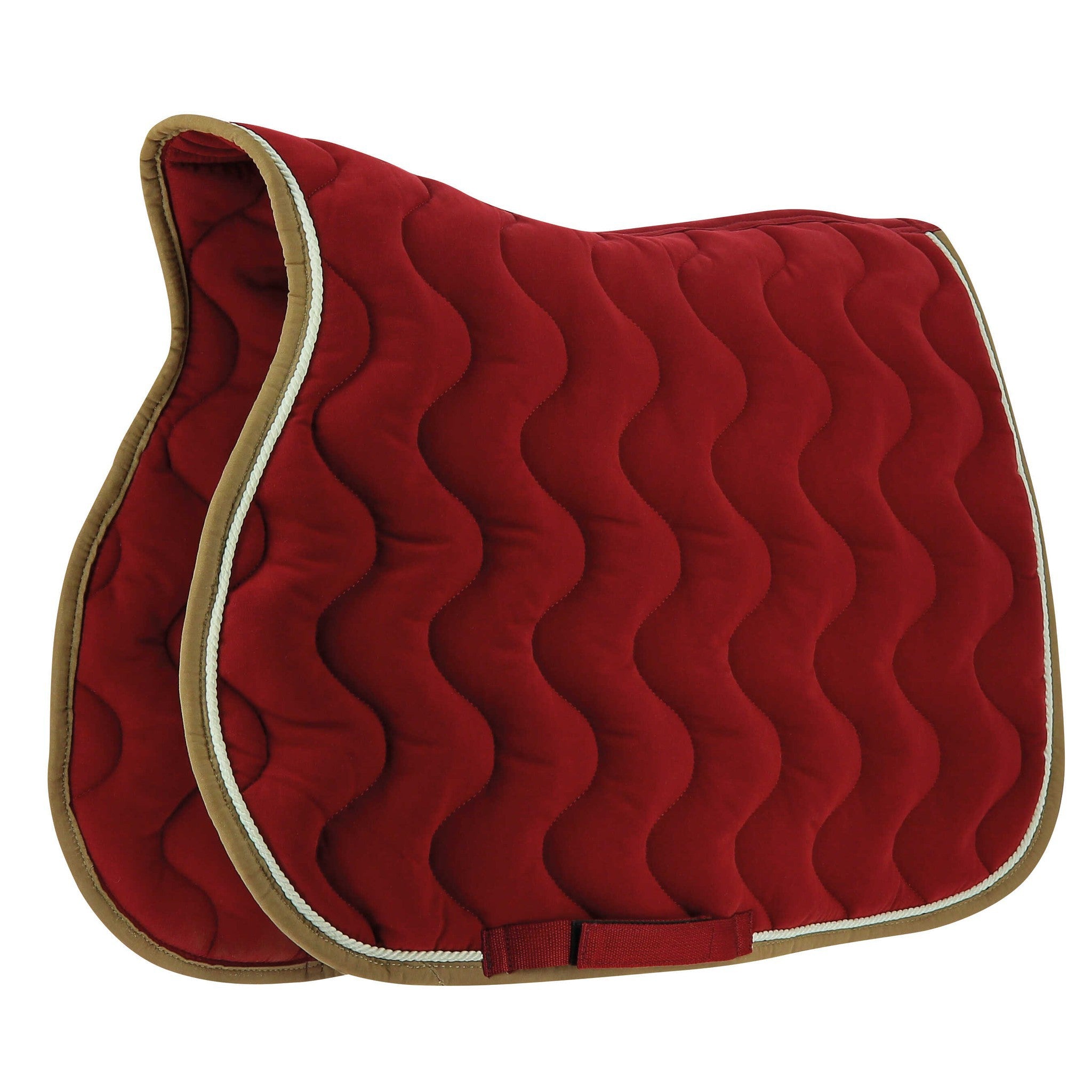 EQUITHÈME Polyfun Saddle pad - All purpose Burgundy 204450033