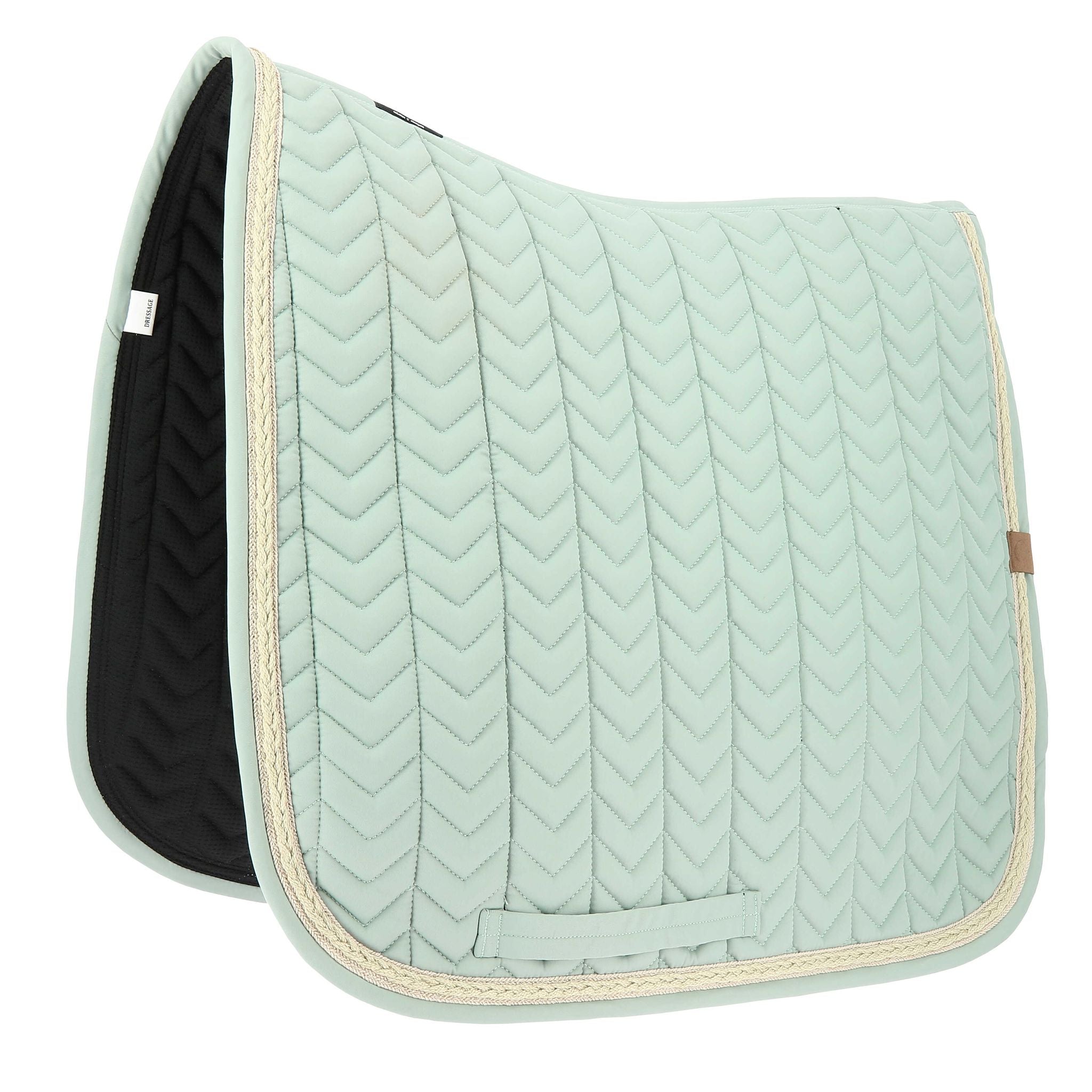 EQUITHÈME Softy Dressage Saddle Pad Light green - 204766009_packshot_1