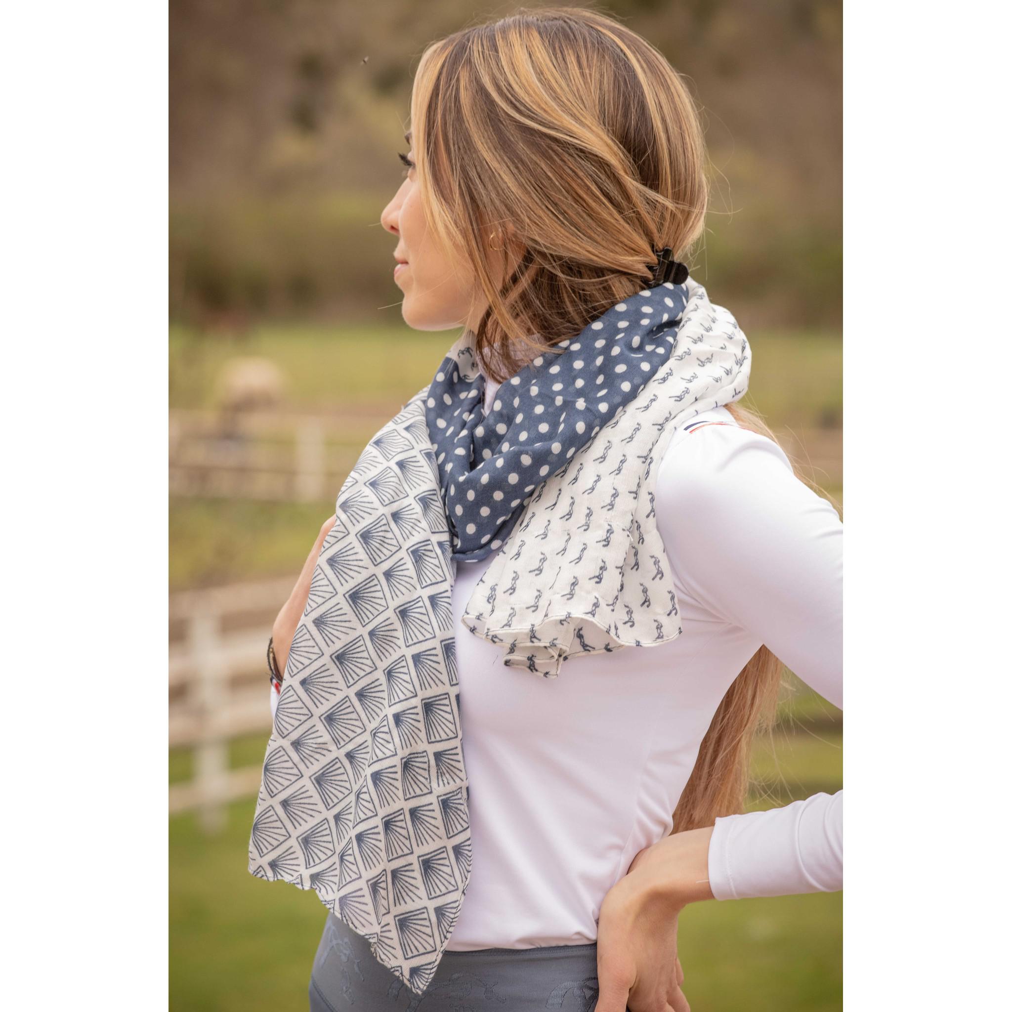 Pénélope Alix stole Grey/ecru 985853191