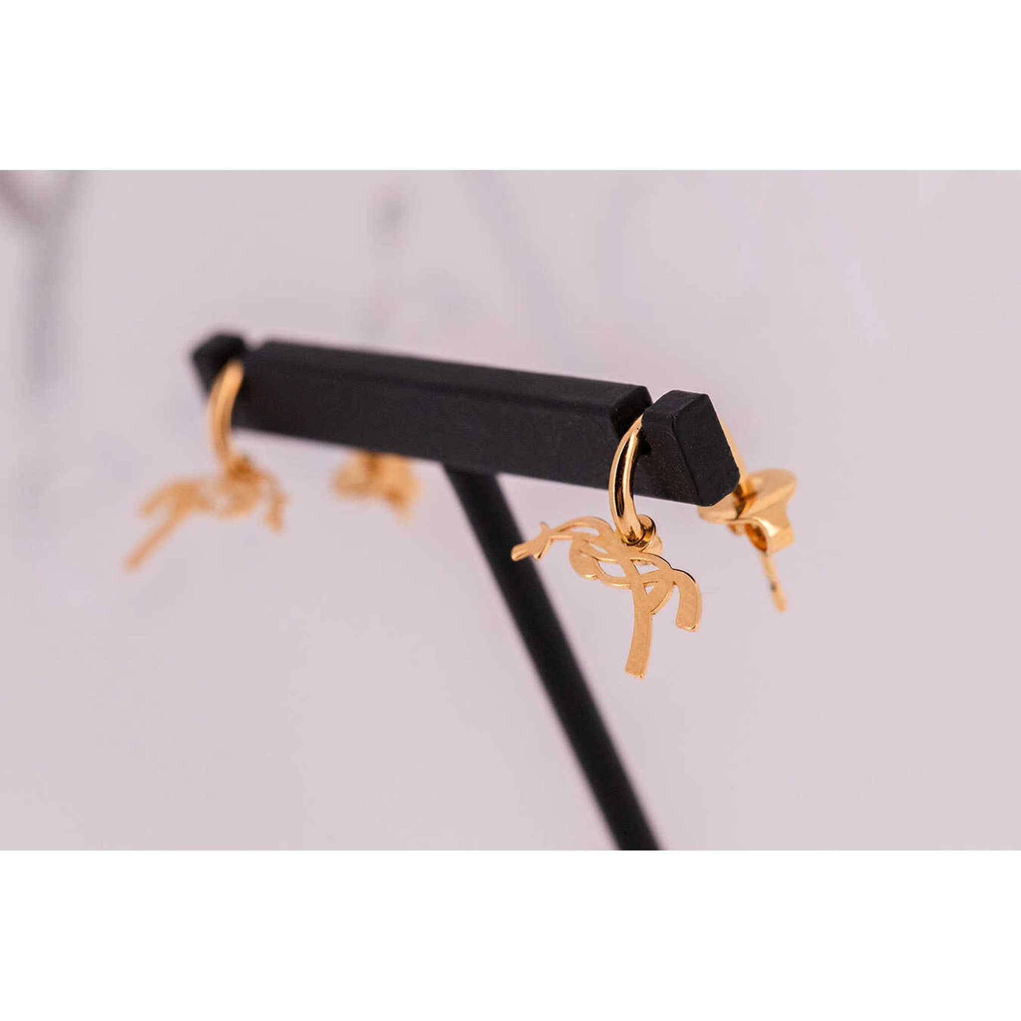 Penelope Leonie Earrings Golden - 902920010_packshot_5