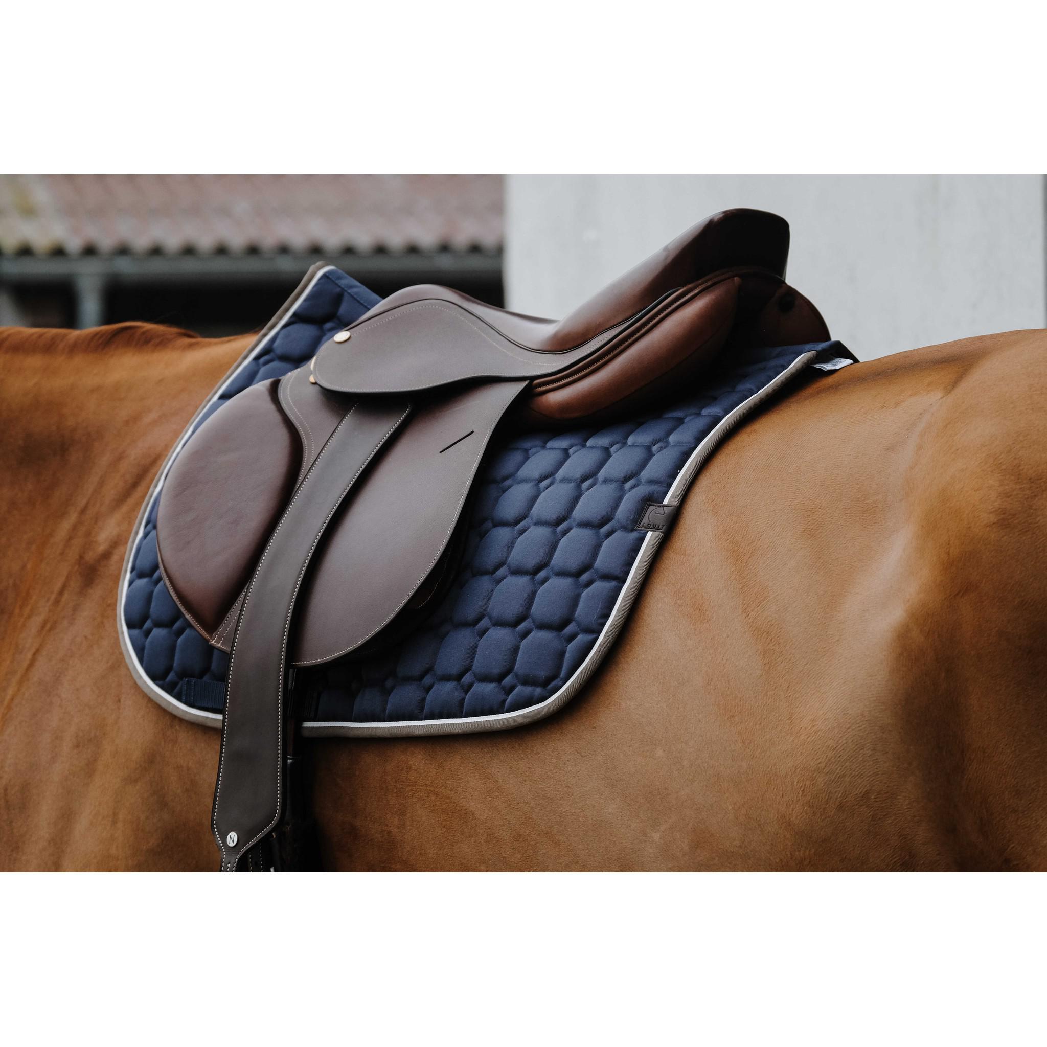 EQUITHÈME Orion saddle pad - All purpose Navy blue 204774007