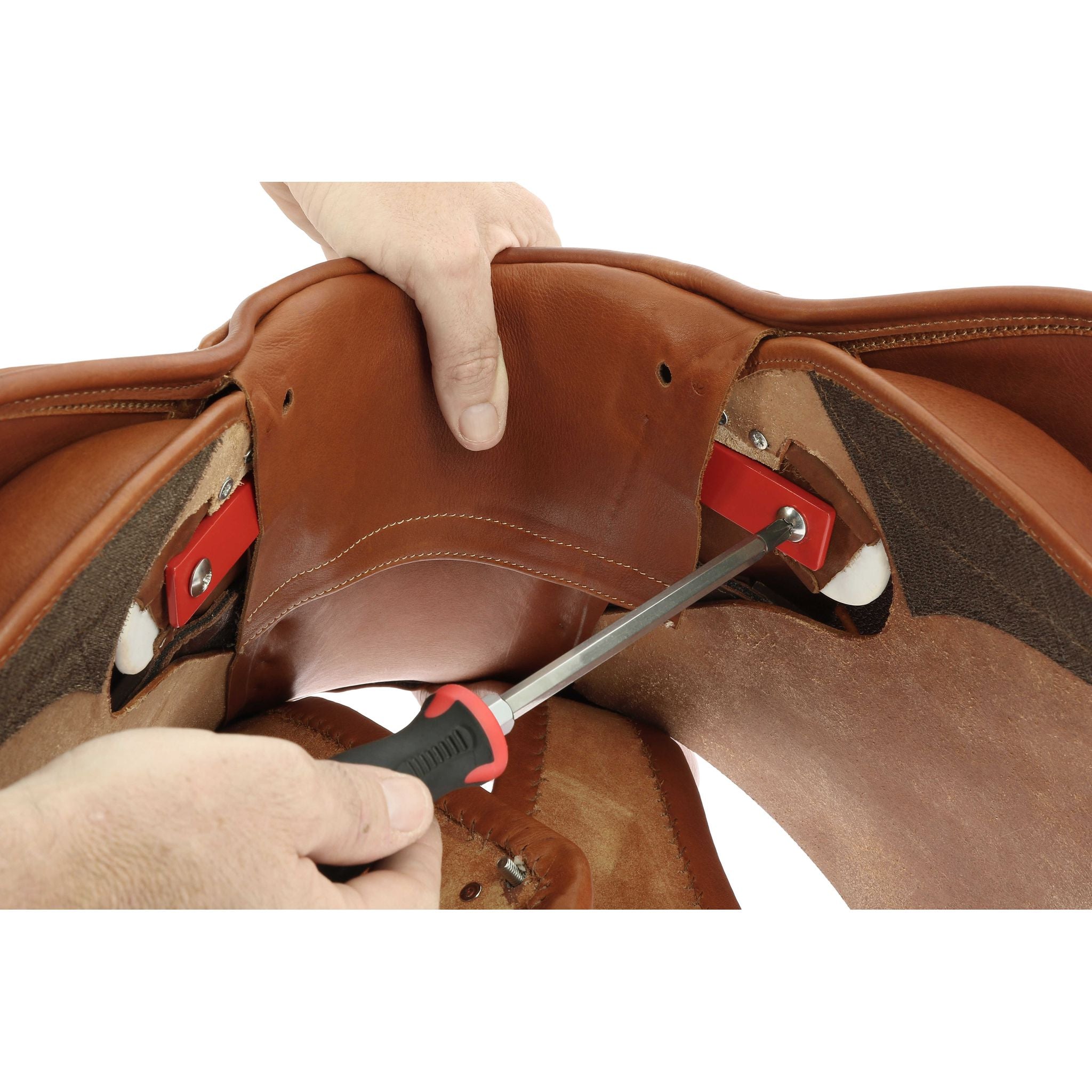 Interchangeable Gullet for Evolution GRAND PRIX Saddle - ERIC THOMAS Red - 702114001_zoom_5