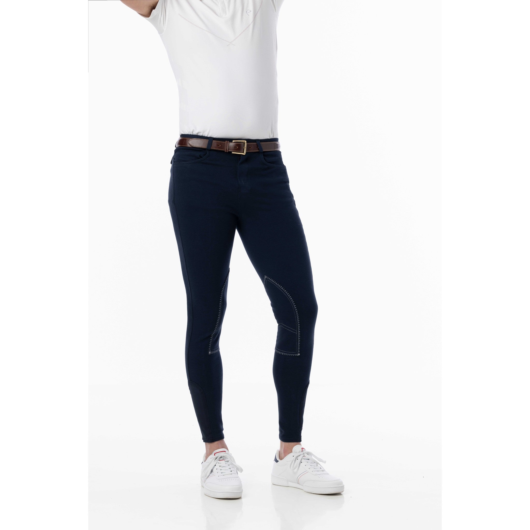Riding wolrd Lecaire Breeches - Men Navy blue 989414738