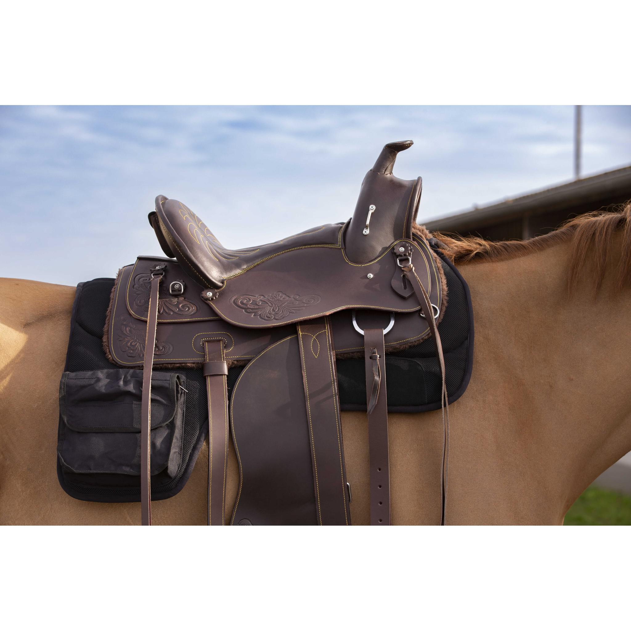 Westride Western pad with pockets Black 801105002