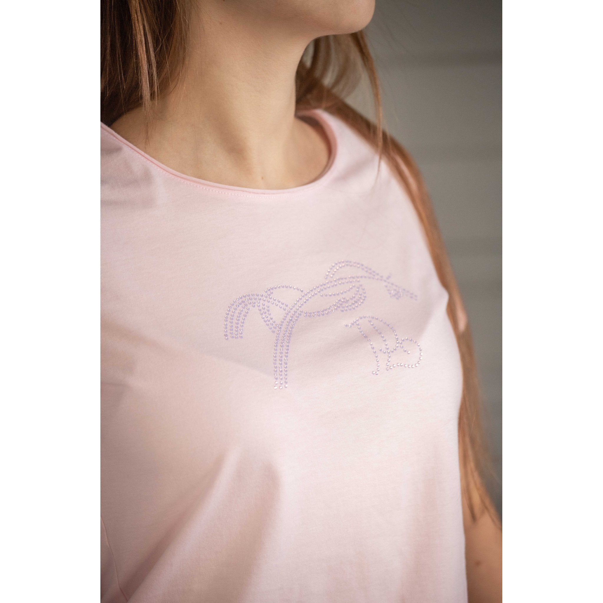 Penelope Iconic Strass T-Shirt - Women's Pink - 963417131_ambi_7