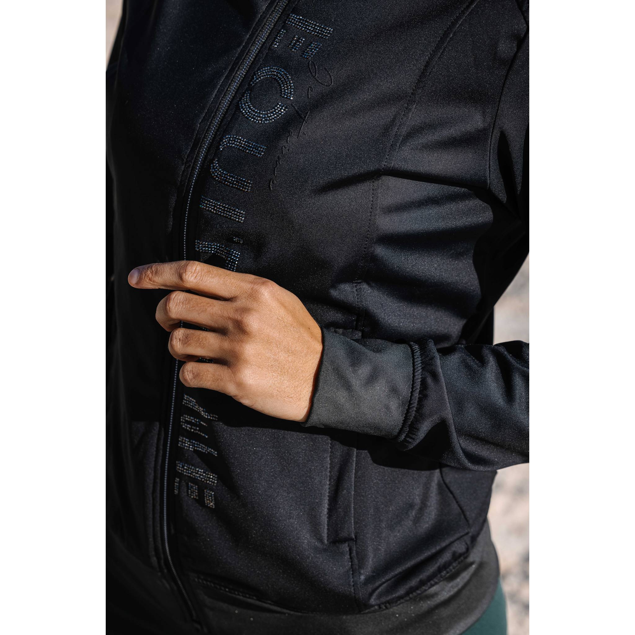 EQUITHÈME Charlène Je t'aime Jacket - Women - Dark grey - 978595312_ambi_7
