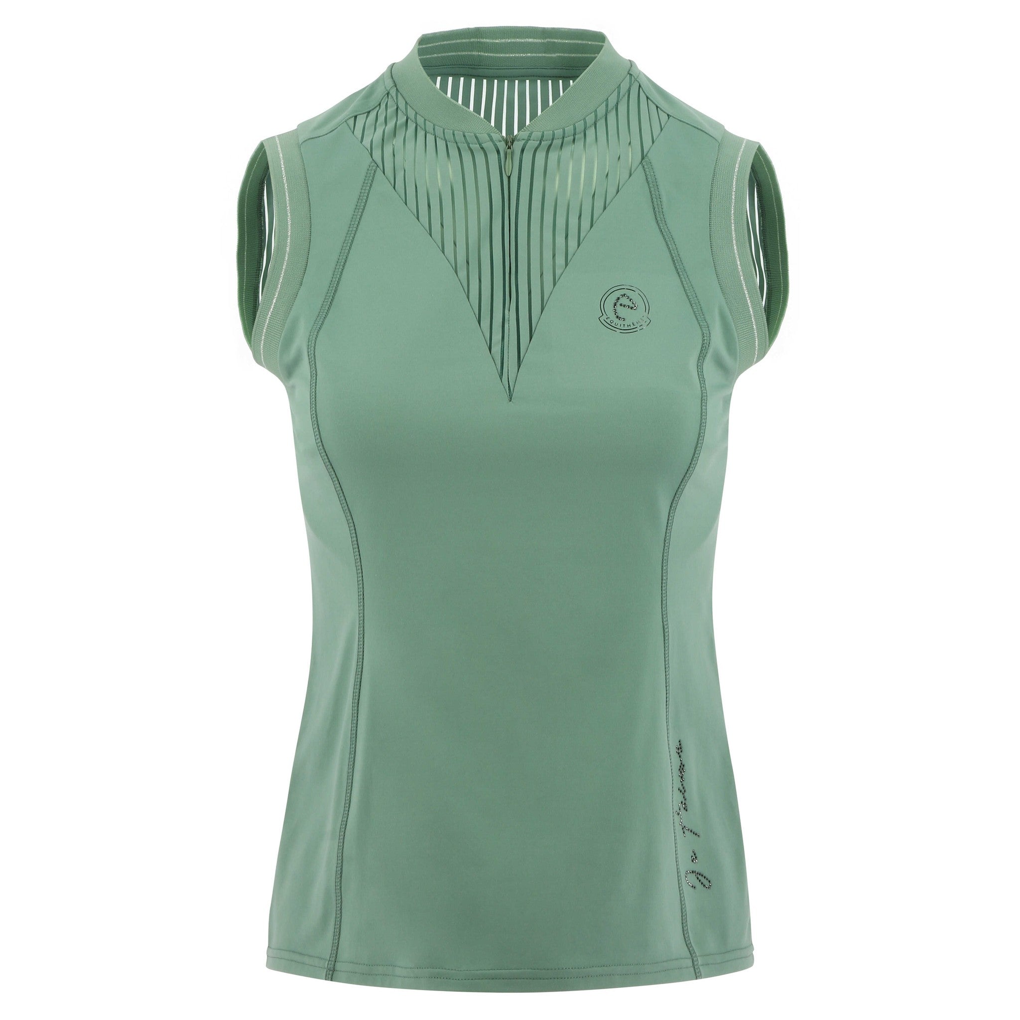 EQUITHÈME Margot Je t'aime Polo Shirt - Women - Sage Green - 962087475_packshot_4