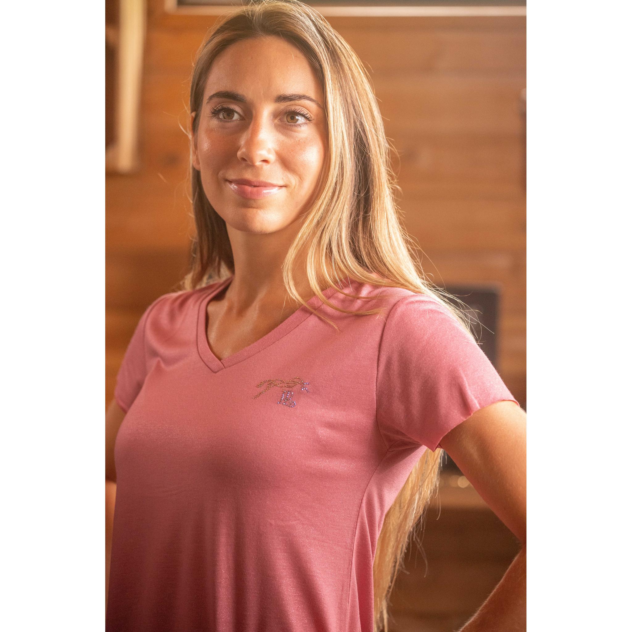 Penelope Juline T-Shirt - Women's Raspberry - 963419350_ambi_2
