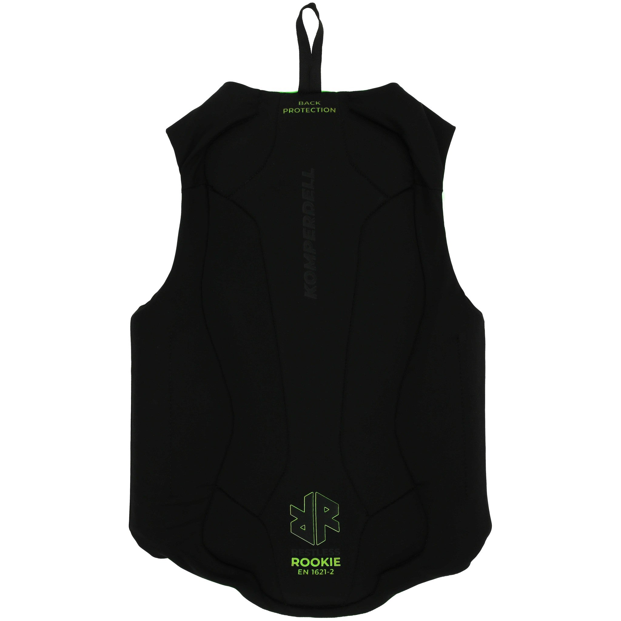 KOMPERDELL Junior Black/Green Back Protector Neon green - 991028006_packshot_2