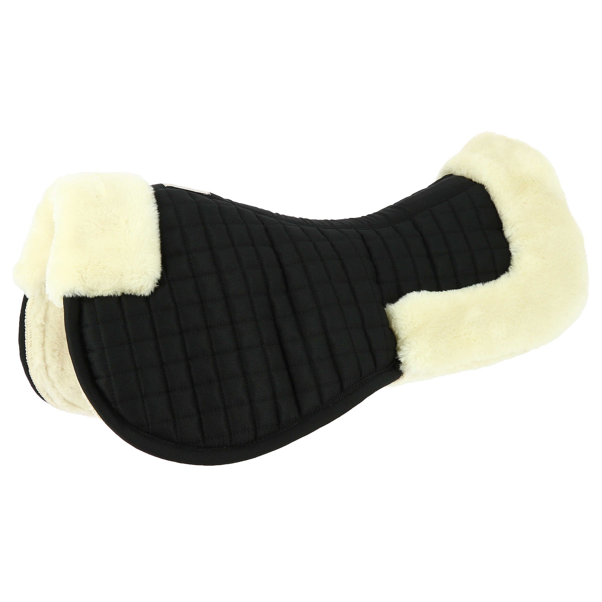 EQUITHÈME Teddy Back Pad Black/ecru - 206074205_packshot_1