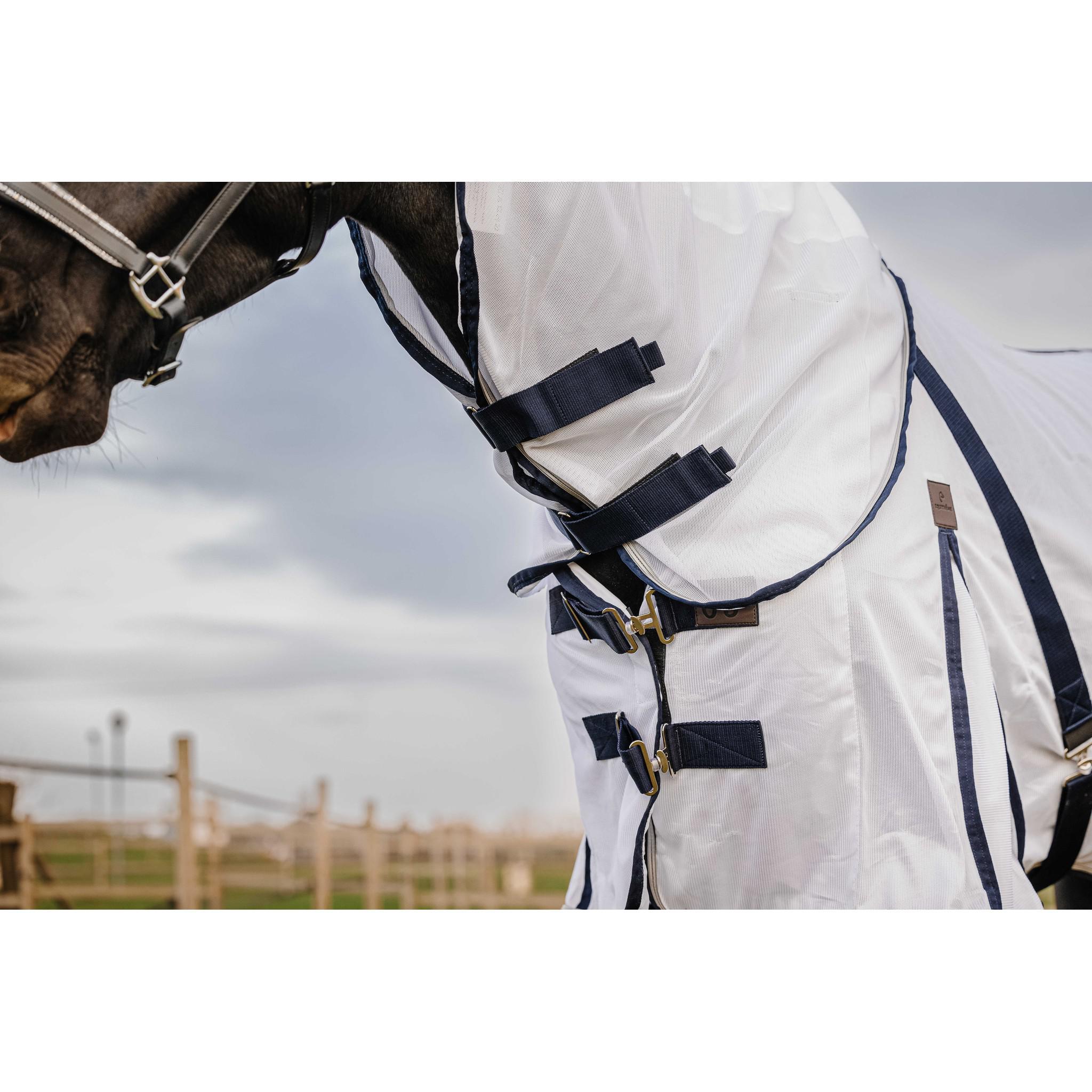 EQUITHÈME Mesh Neck cover White 400361003