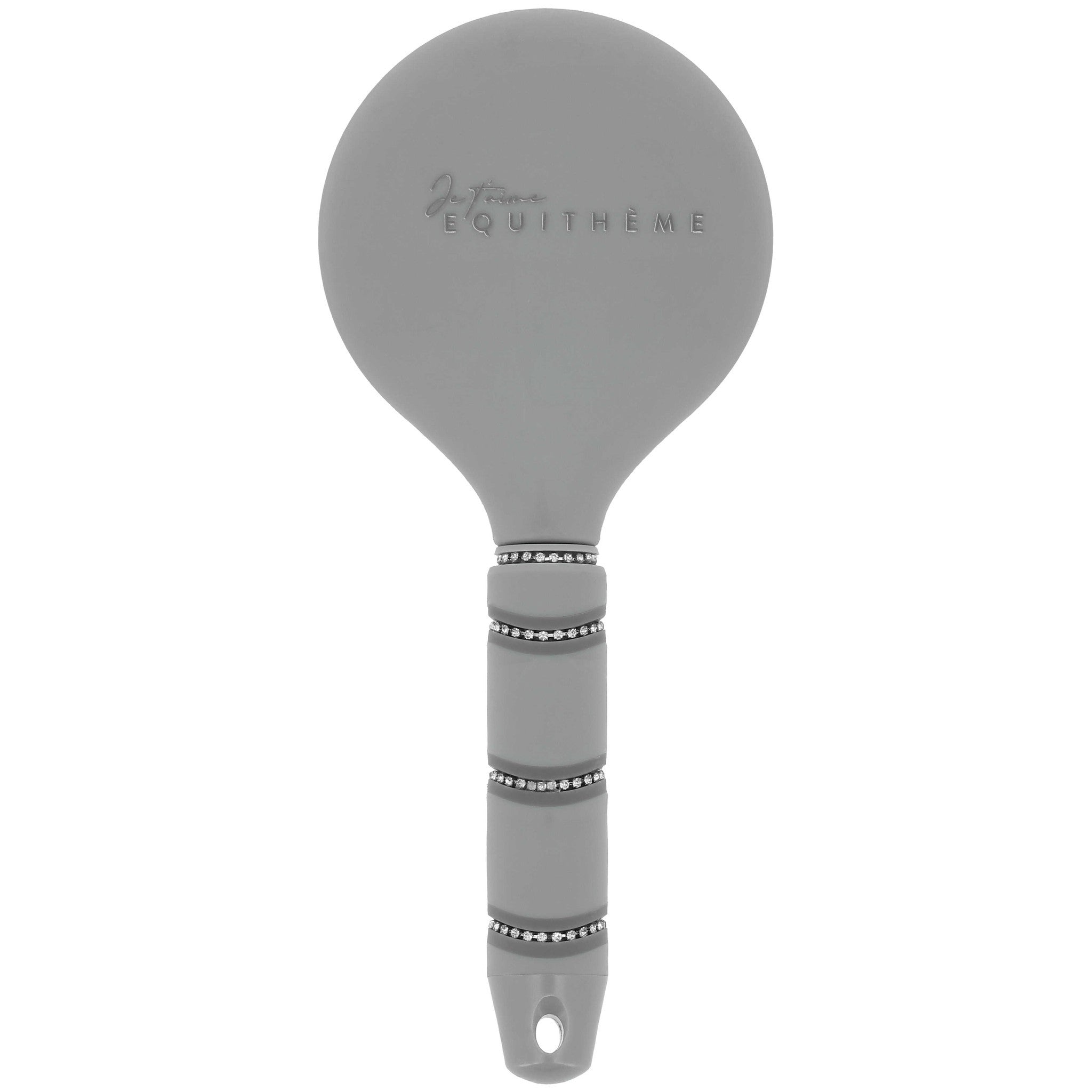 Je t'aime EQUITHÈME Strass Mane and Tail Brush Grey 312047011