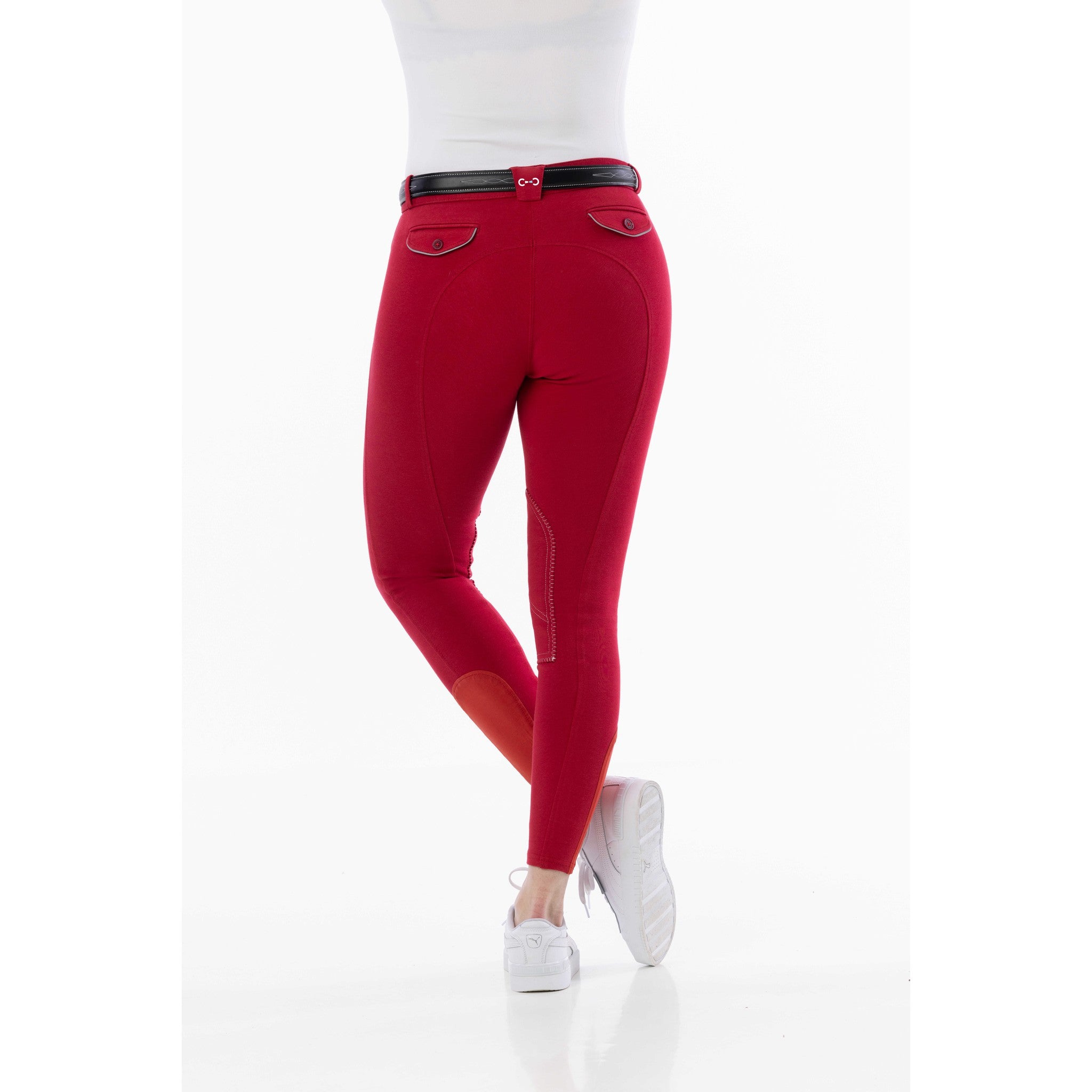 Riding World Alexandrie Breeches - Ladies Red 989412336