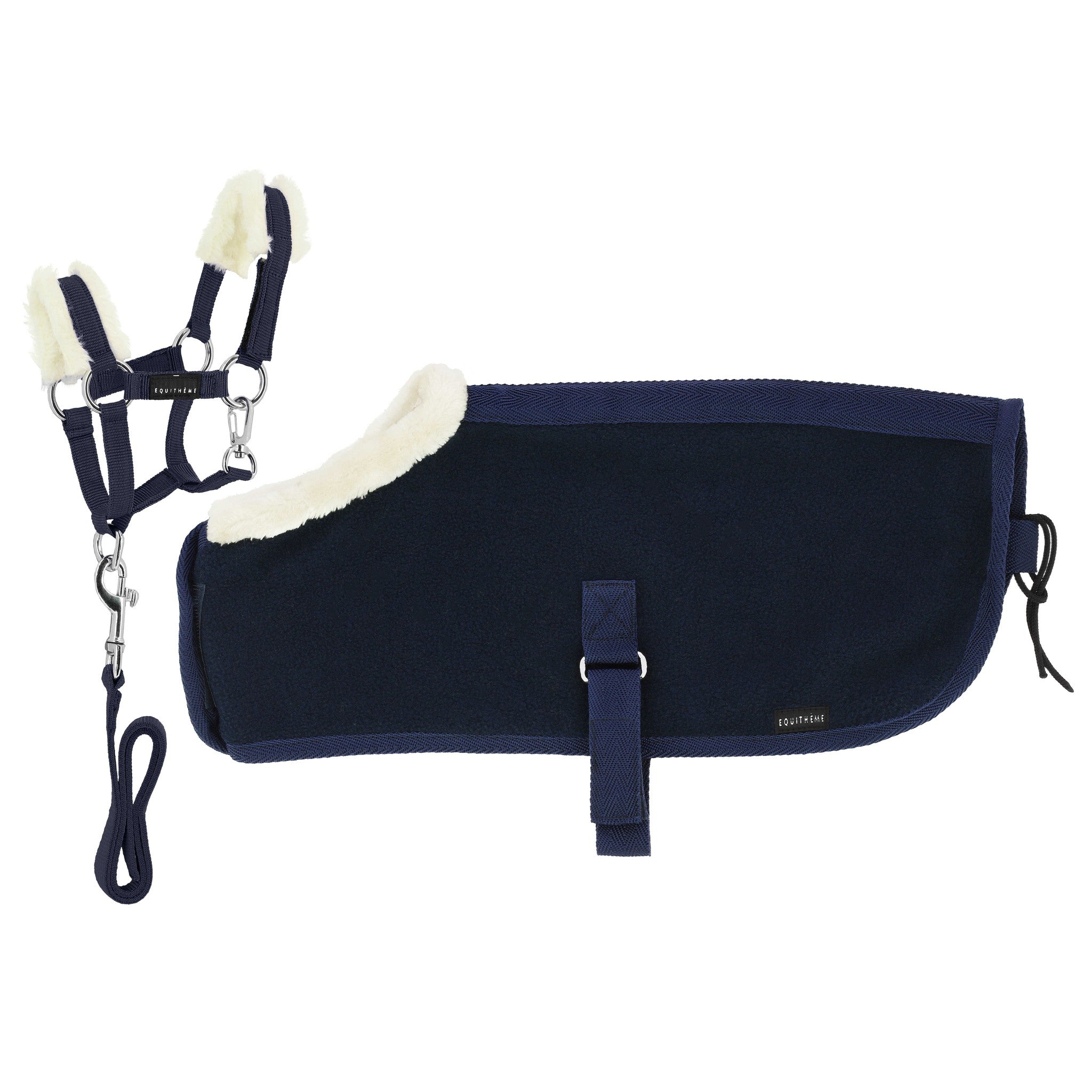 PONY ACADEMY Mini Halter and Blanket Set Navy blue - 901428007_packshot_1