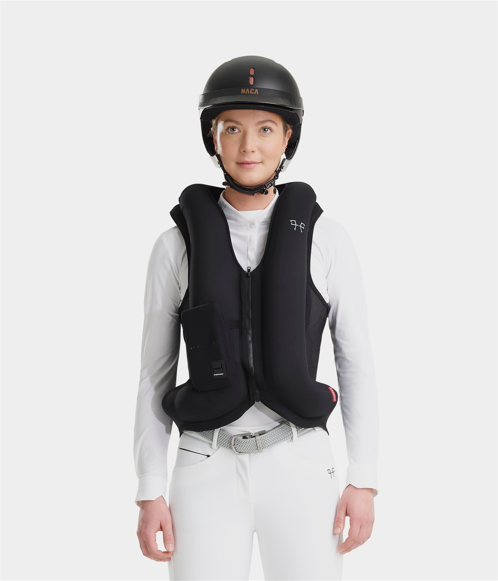 HORSE PILOT Equestrian safety airbag vest Twist'Air 2.0 - Black