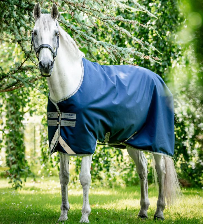 Horseware Amigo Bravo 12 Original Sheet - Standard Navy blue/grey