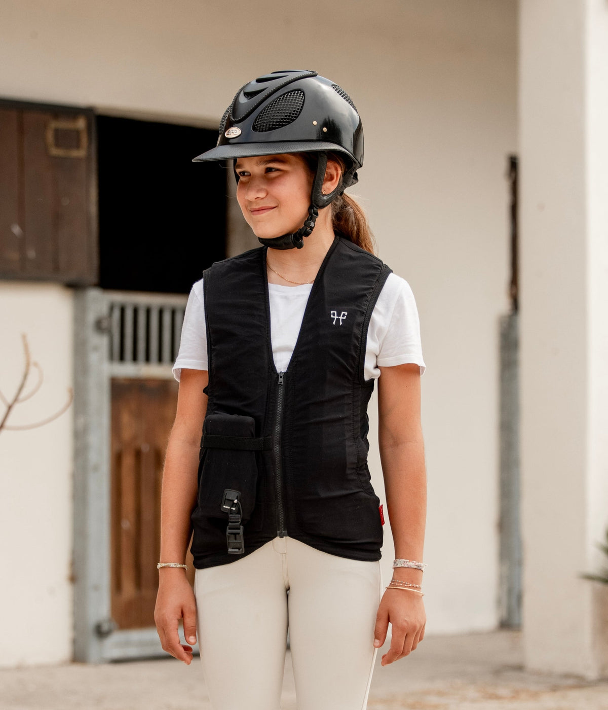 Horse Pilot Equestrian Safety Airbag Vest Twist Air 2.0 Junior - Dark Night