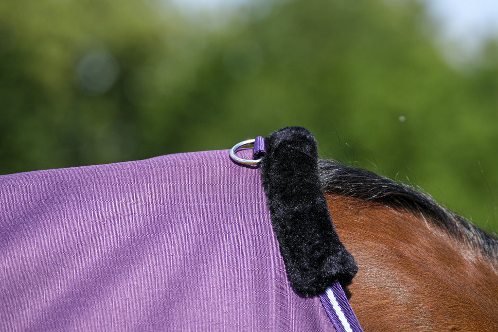 EQUITHÈME Tyrex 600D Aisance Turnout Sheet - Standard Plum