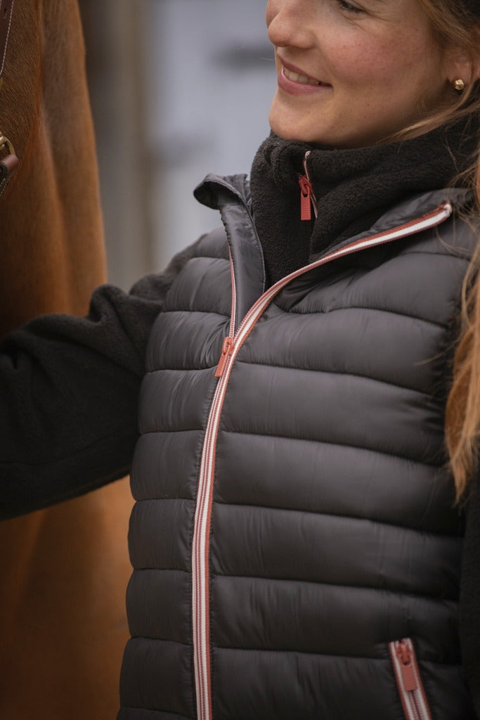 Paddock Sports Macaron Sleeveless Vest - Adult Black