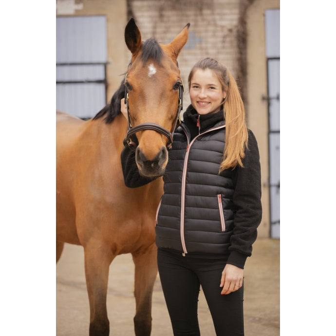 Paddock Sports Macaron Sleeveless Vest - Adult Black