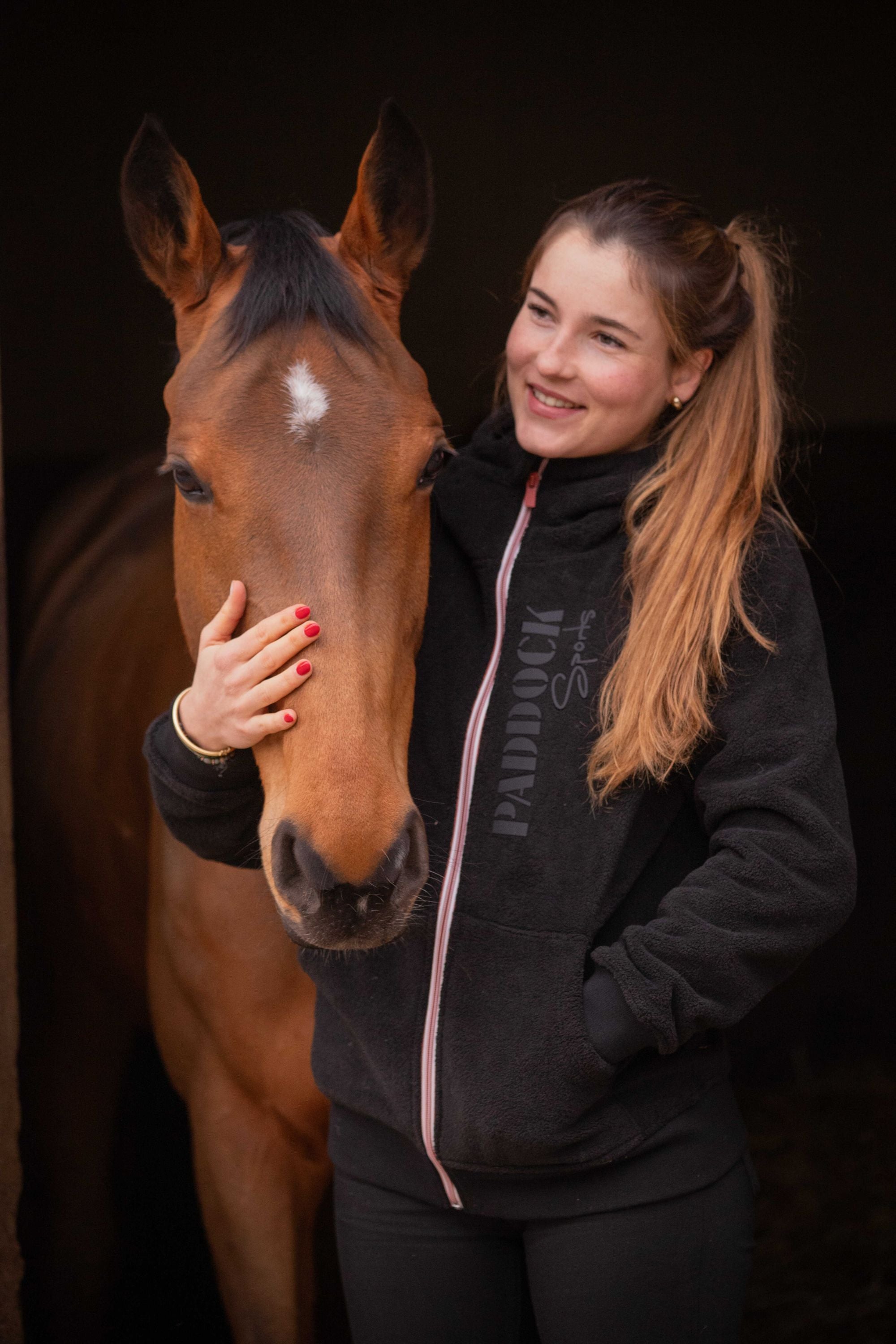 Paddock Sports Mathis Fleece Sweatshirt - Adult Black