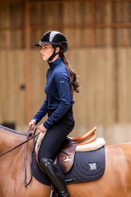 HORSE PILOT Winter Shirt Women - Navy