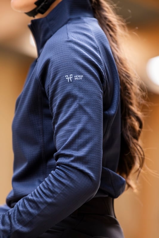 HORSE PILOT Winter Shirt Women - Navy