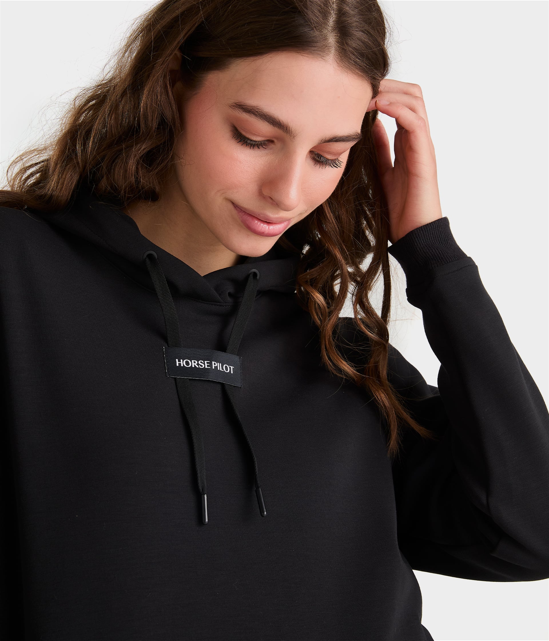 HORSE PILOT Team Hoodie Women - Black