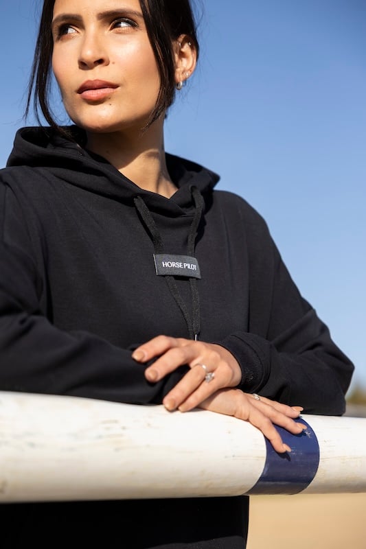 HORSE PILOT Team Hoodie Women - Rose Coral