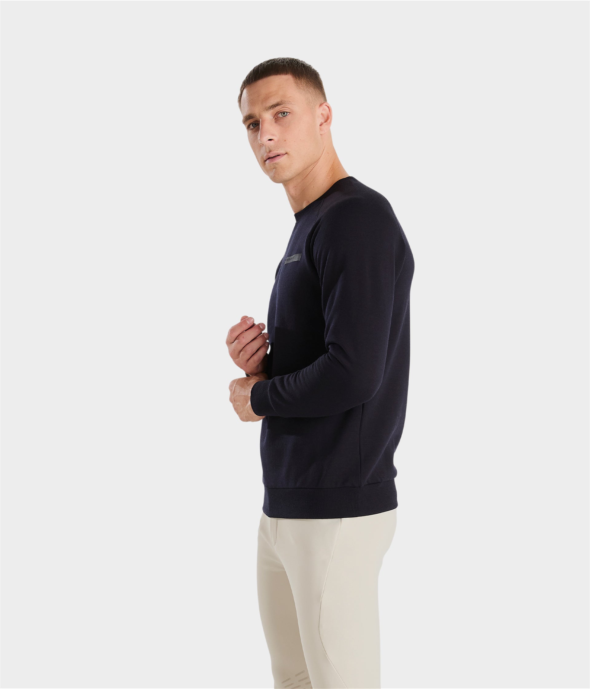 HORSE PILOT Merinos Sweatshirt Men - Dark Night