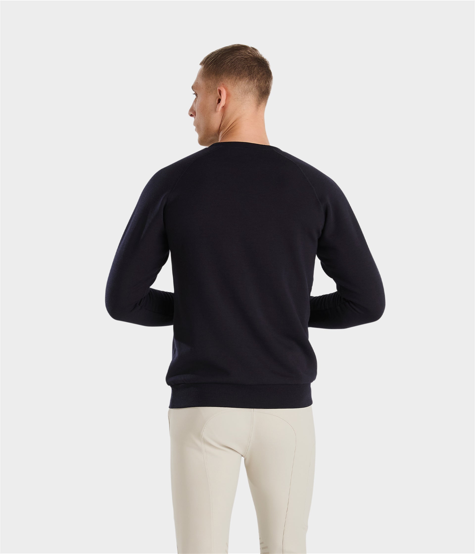 HORSE PILOT Merinos Sweatshirt Men - Dark Night