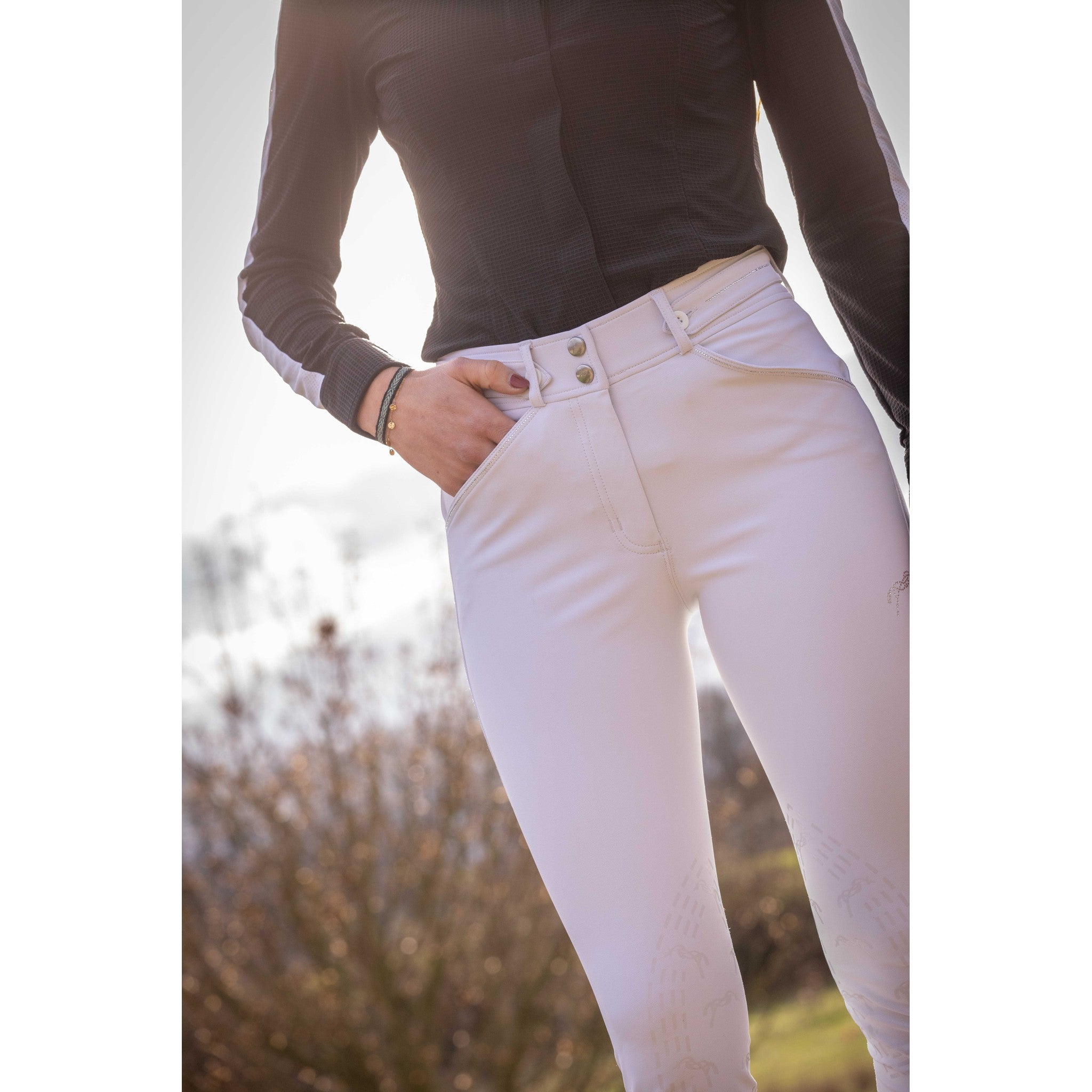 Pénélope Elégance Breeches - Ladies White 979922134