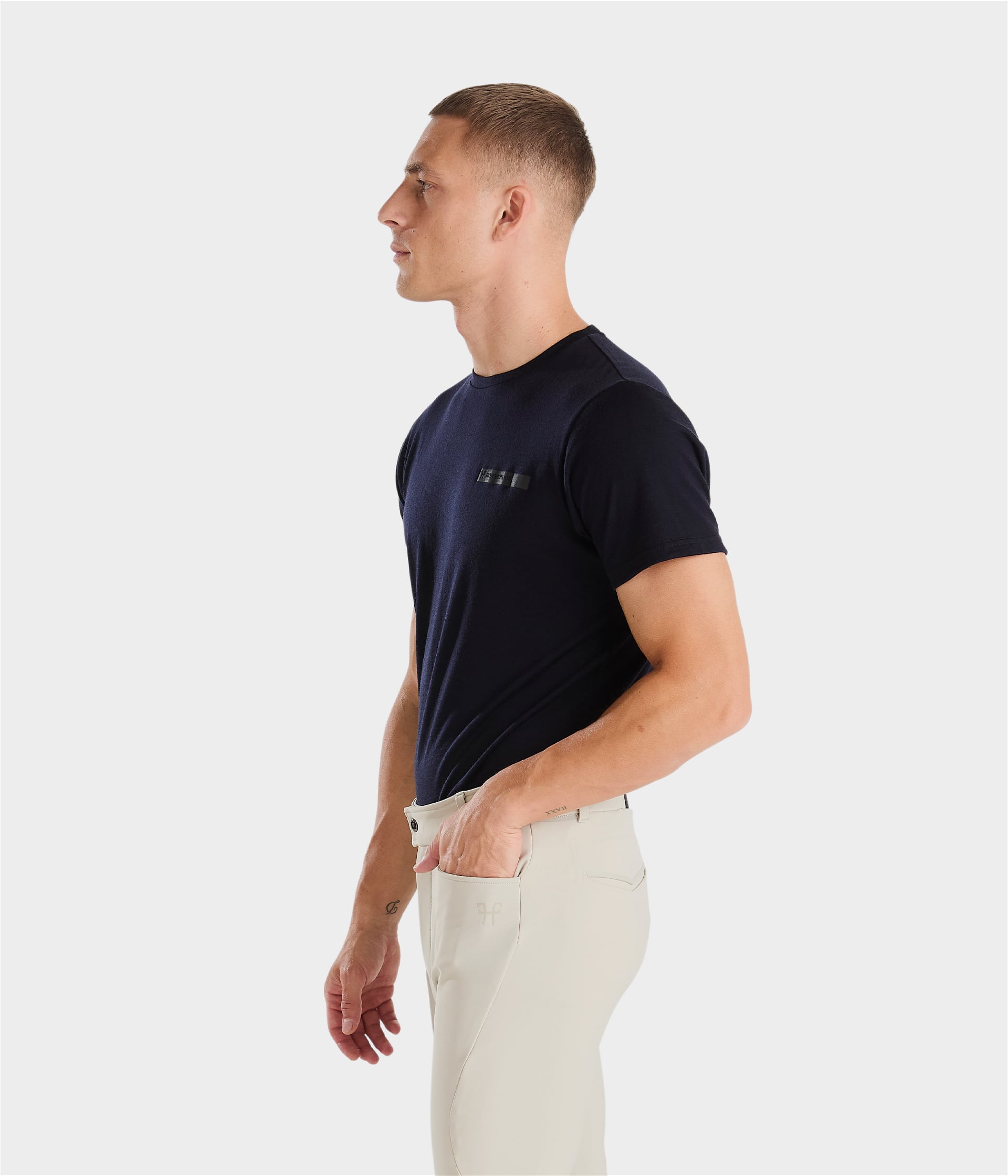 HORSE PILOT Merinos Shirt Men - Dark Night