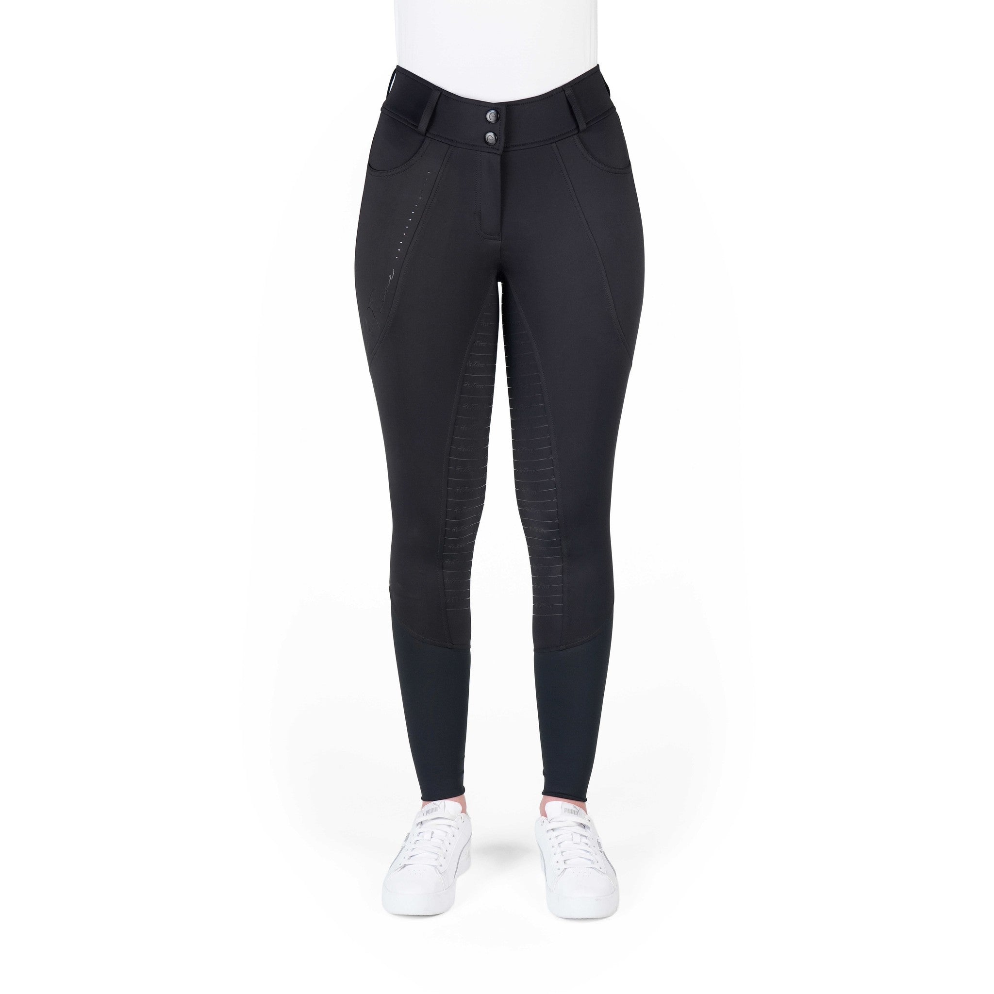 Je t’aime EQUITHÈME Elsa Breeches - Ladies Black 979842236