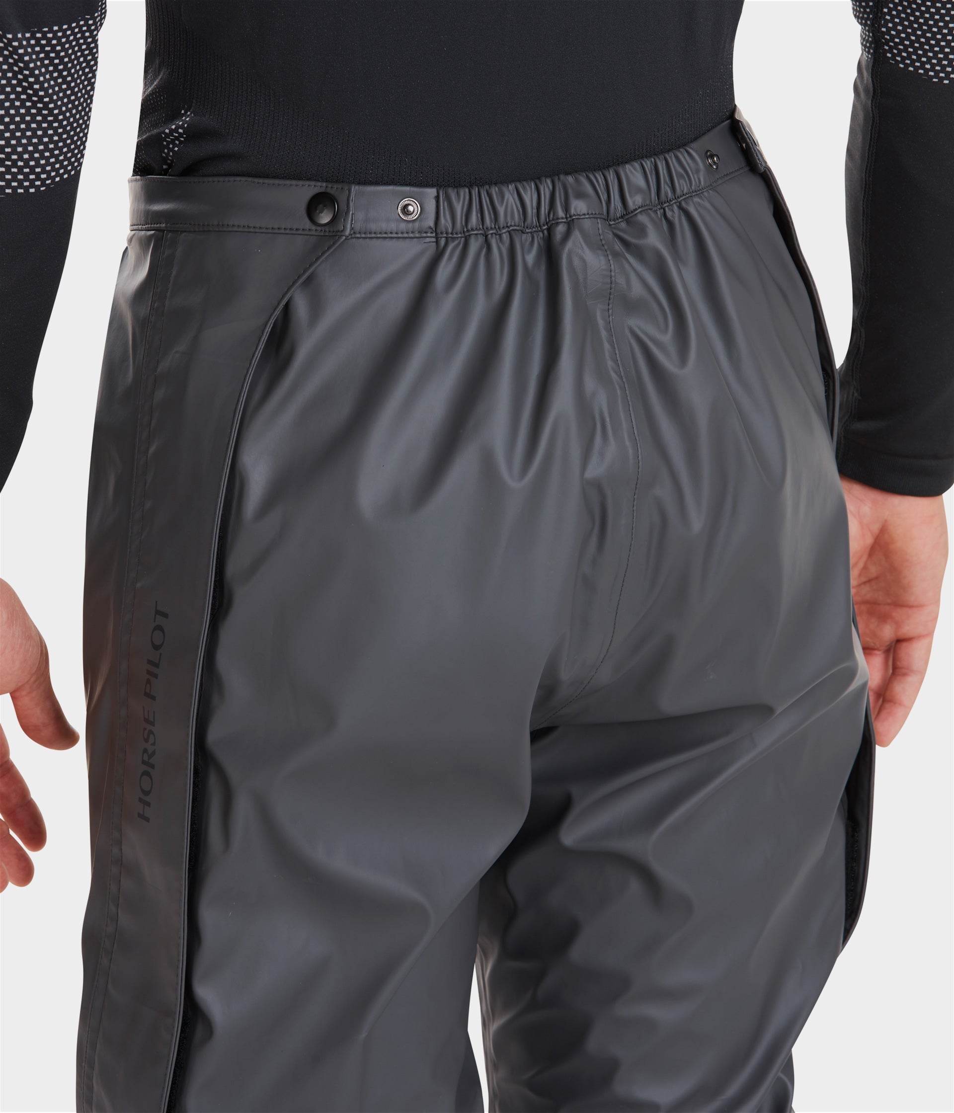 Horse Pilot Raintech Breeches Unisex - Iron
