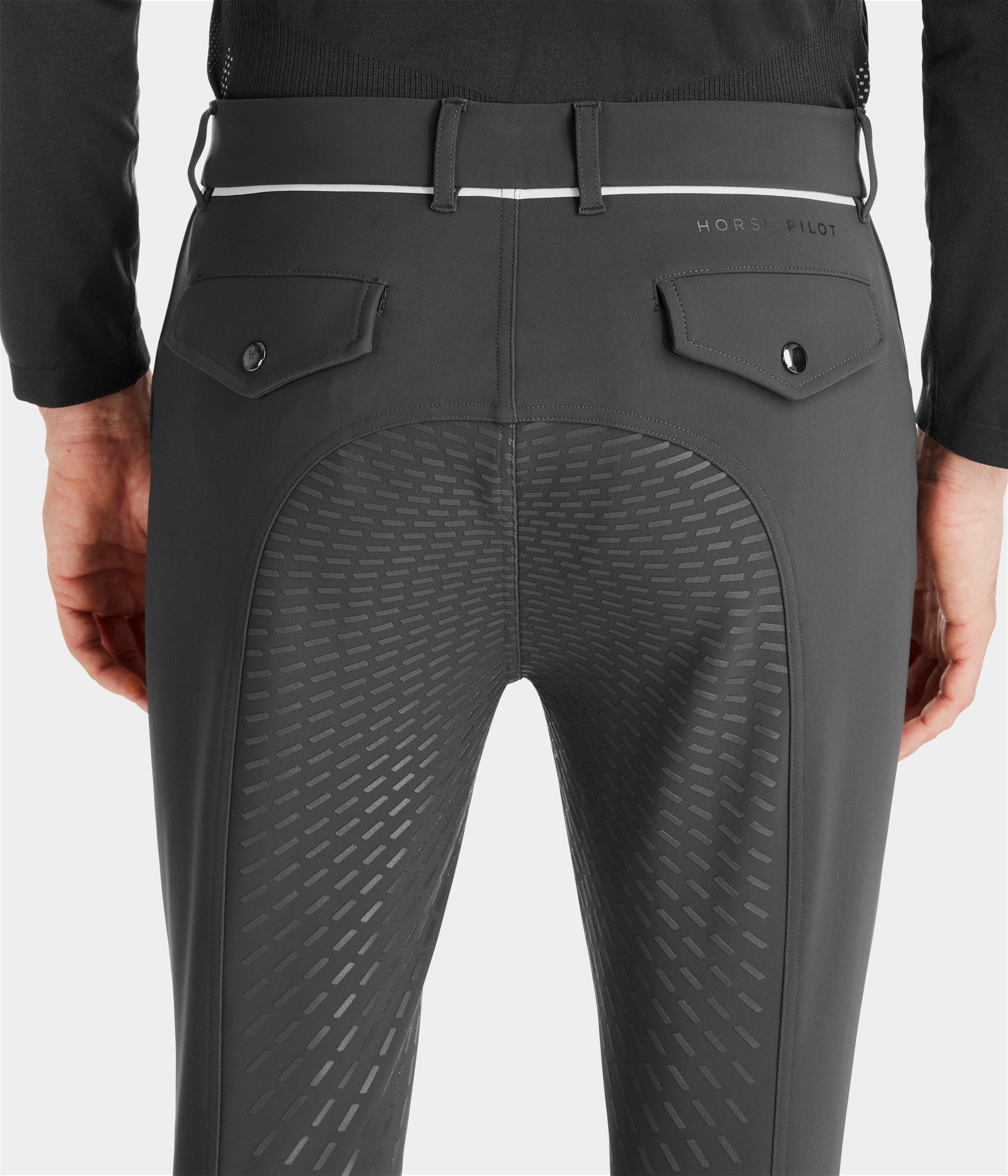 Horse Pilot X-Grip Breeches Men - Grey