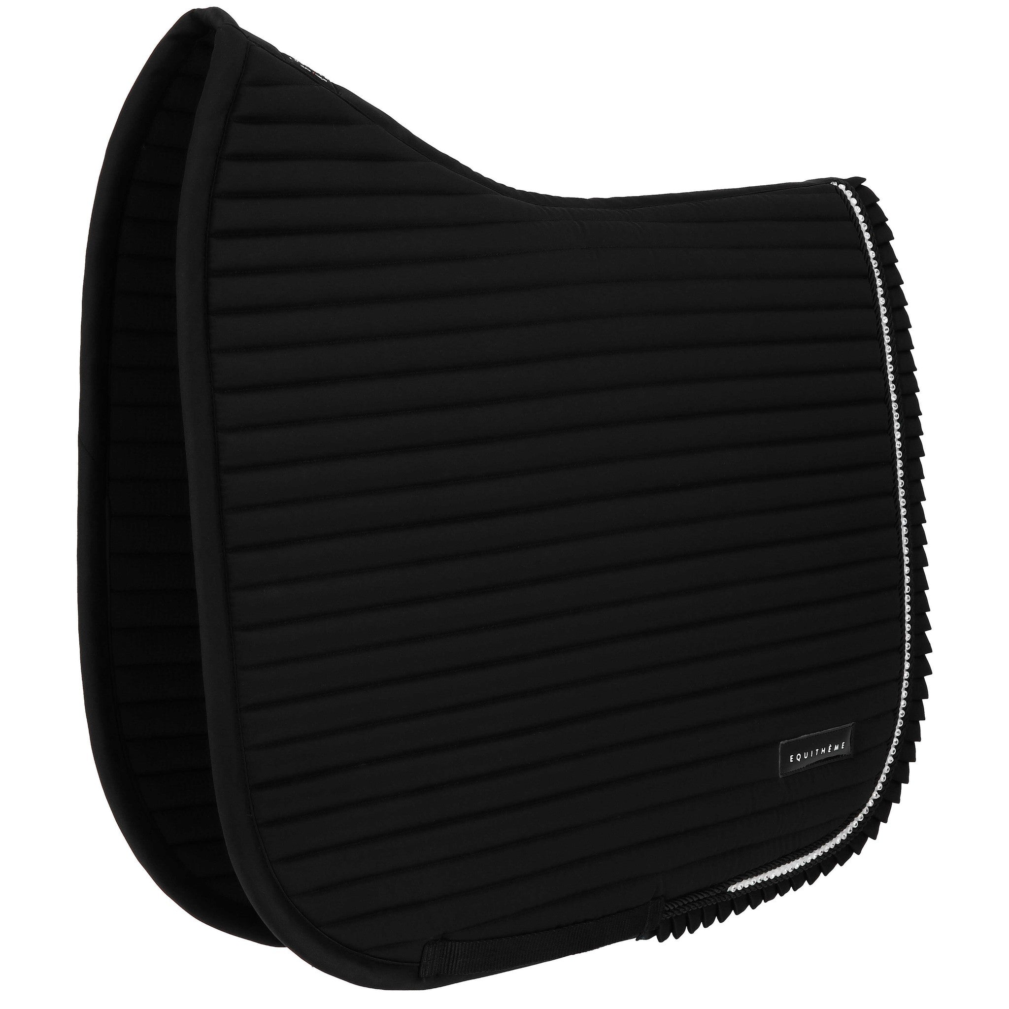 EQUITHÈME Glam Dressage Saddle Pad Black - 204025002_packshot_1