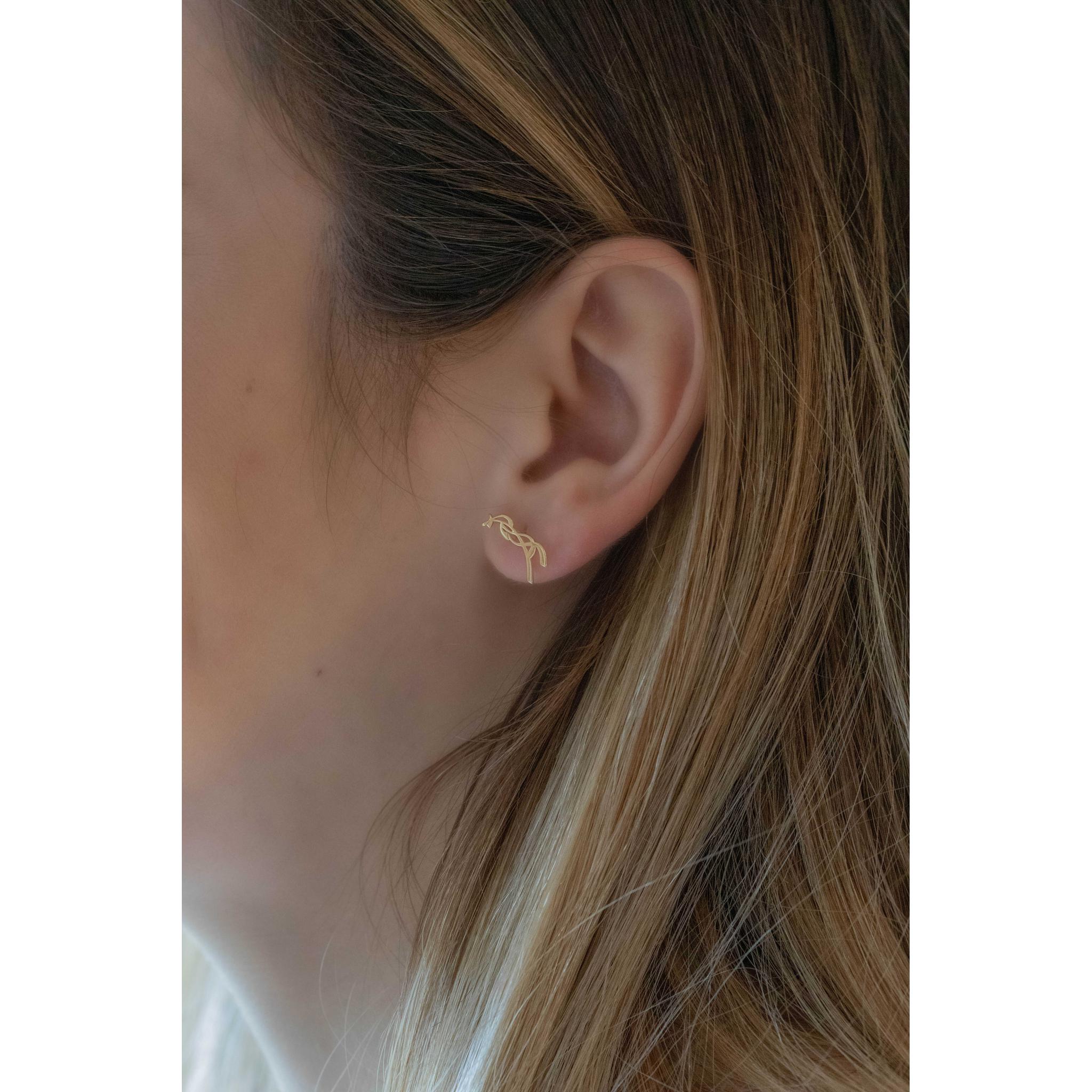 Penelope Milly Earrings Golden - 902914010_ambi_5