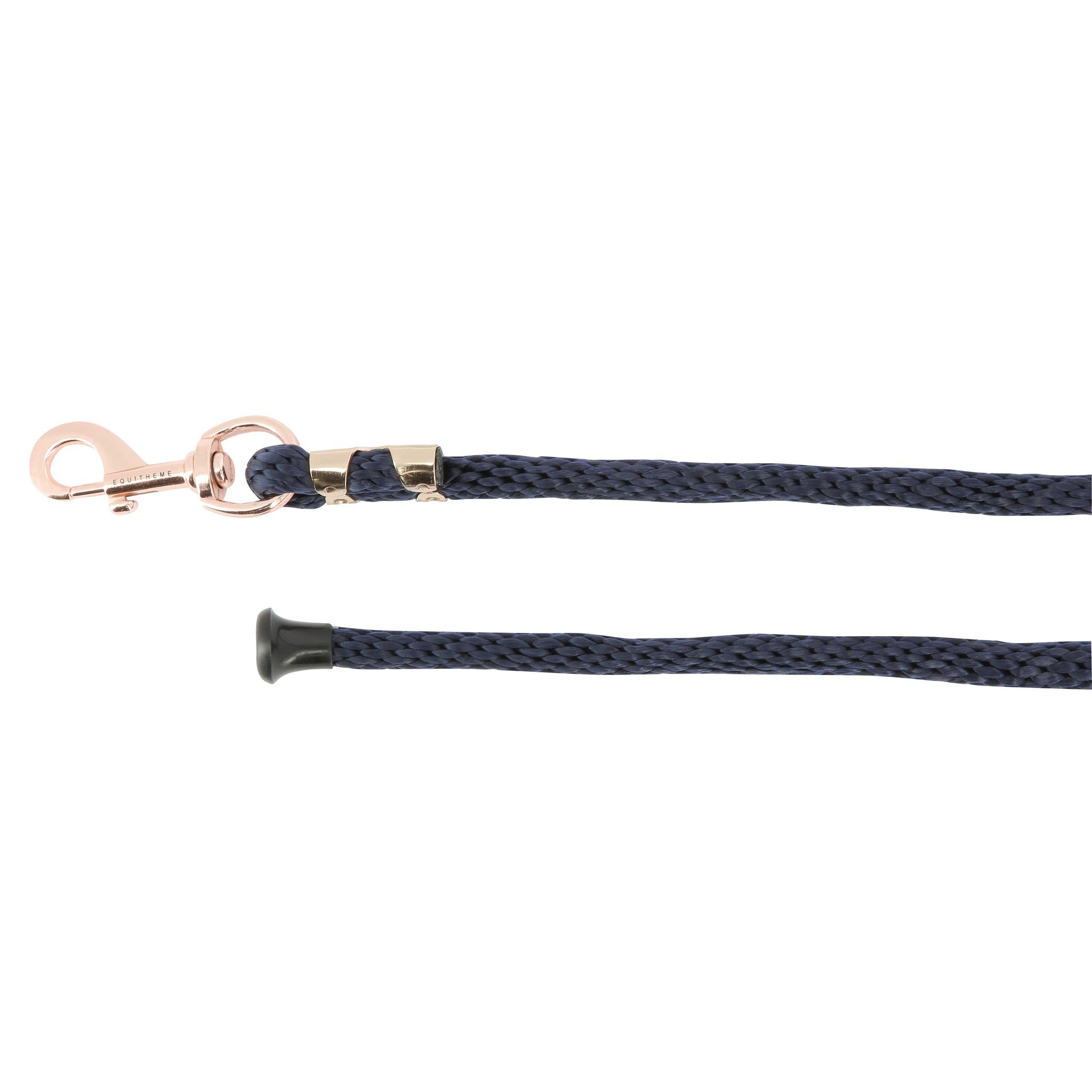 EQUITHÈME Soft pink gold Lead rope Navy blue 520085007