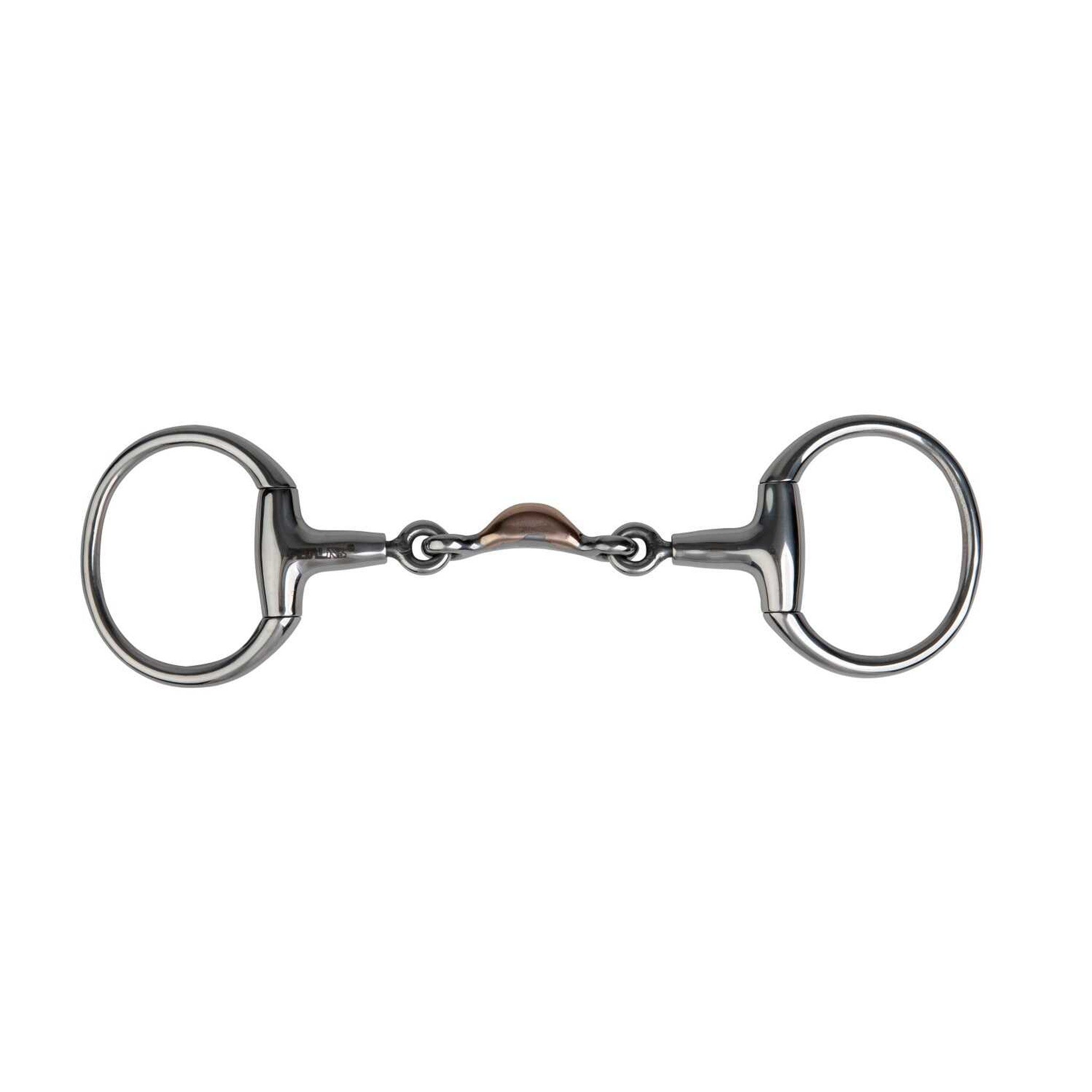 Metalab double jointed copper Weymouth Eggbutt bit 590046135