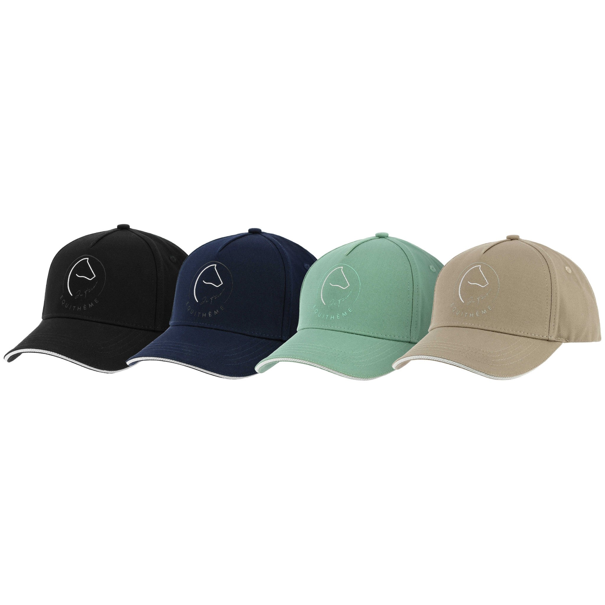 EQUITHÈME "I Love You" Cap - Ponytail Design Black - 985163002_compo_1